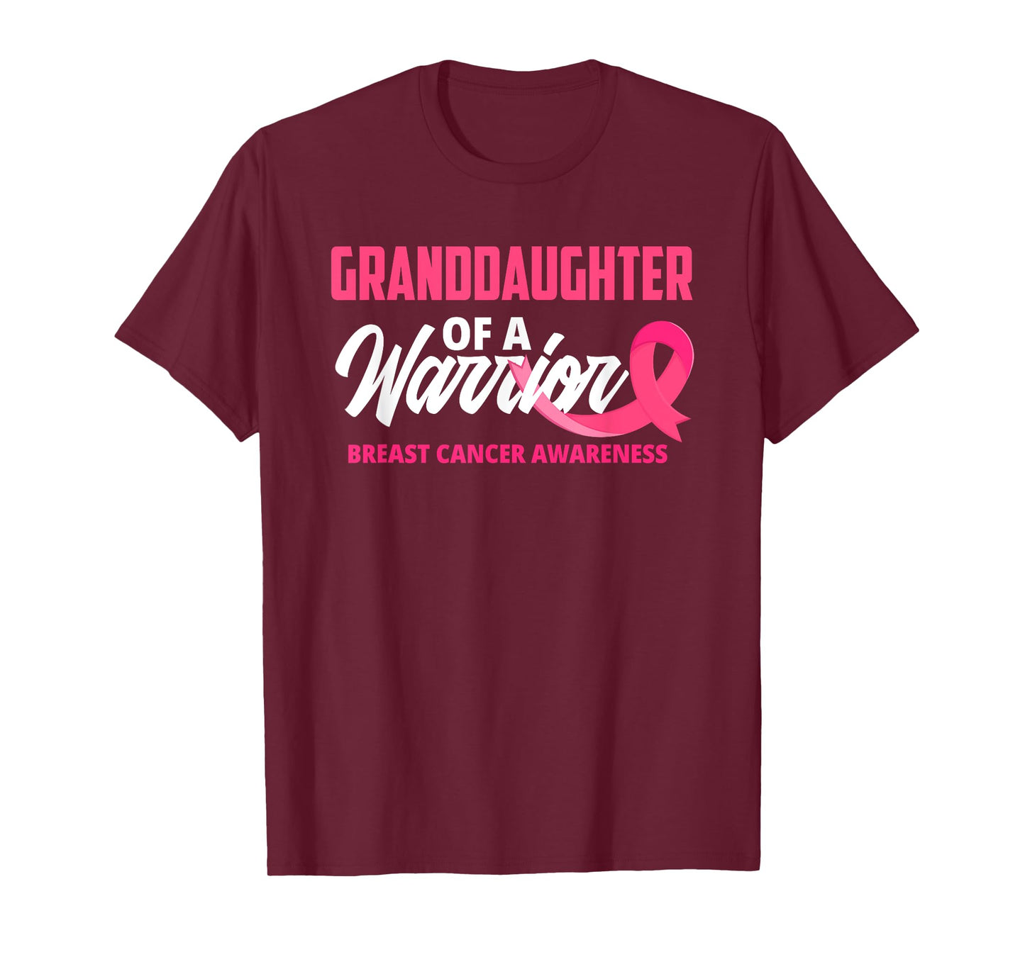 Granddaughter Of A Warrior Breast Cancer Awareness T-Shirt