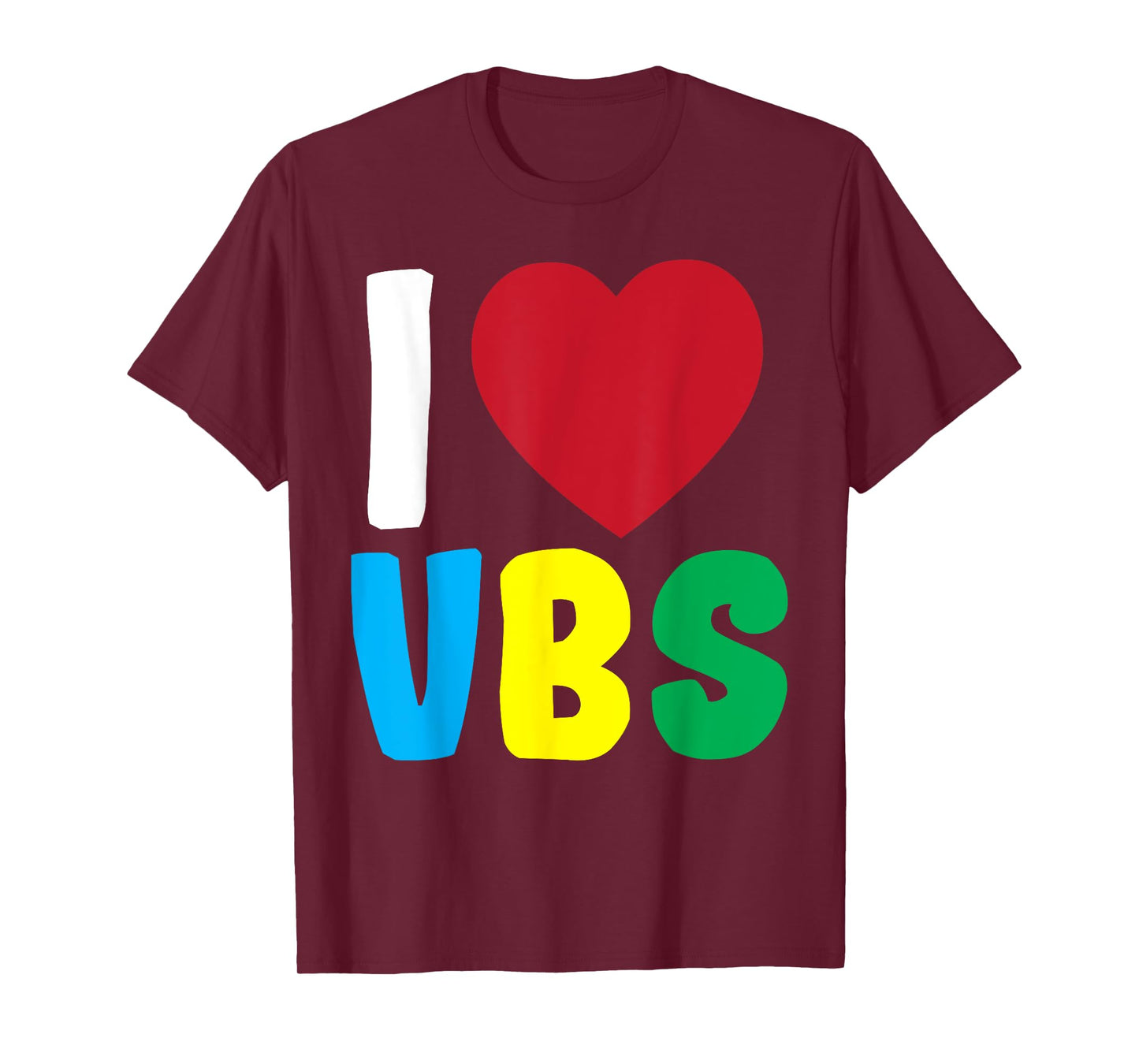 I Love VBS Vacation Bible School 2024 Summer Preschool VBS T-Shirt for Men Women Kids