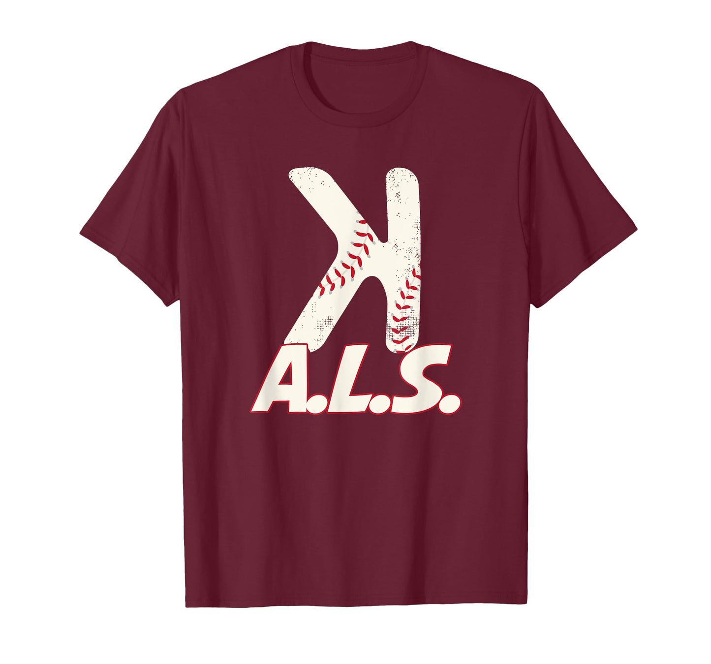 StriKe Out ALS T-Shirt Trendy Baseball Shirt To Support T-Shirt