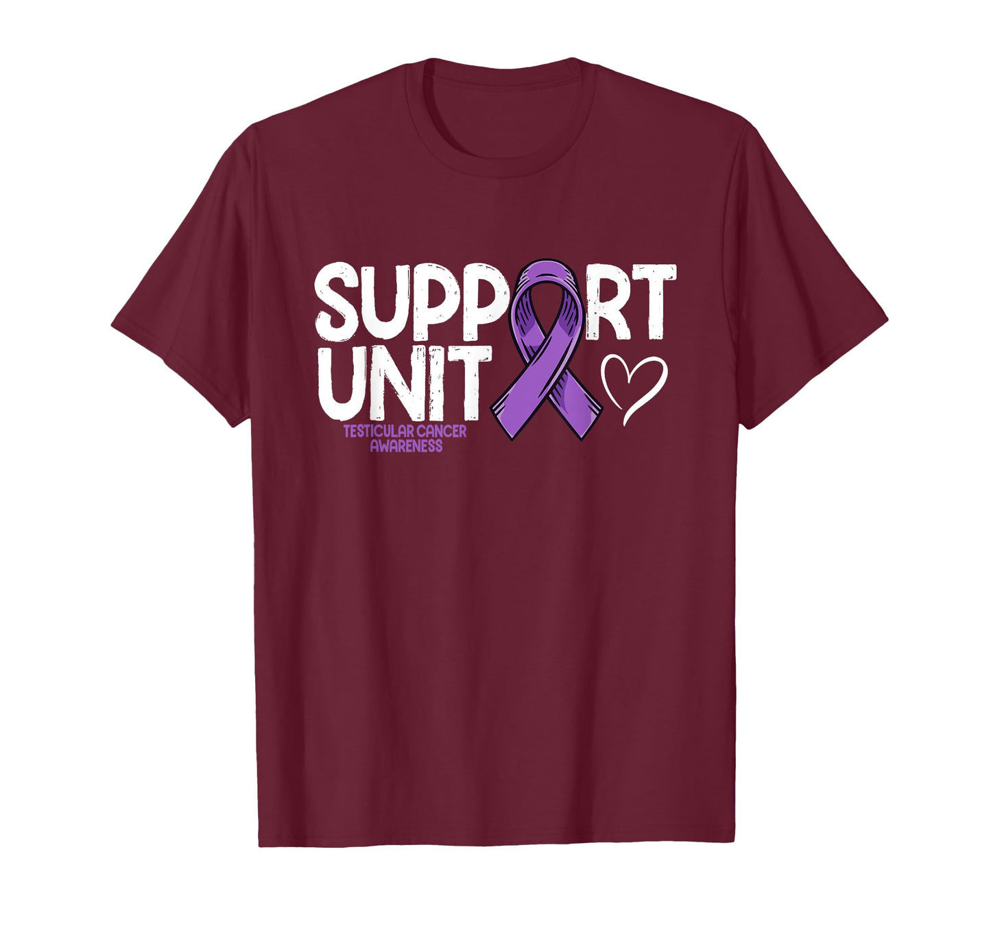 Testicular Cancer Support Unit Testicular Cancer Awareness T-Shirt
