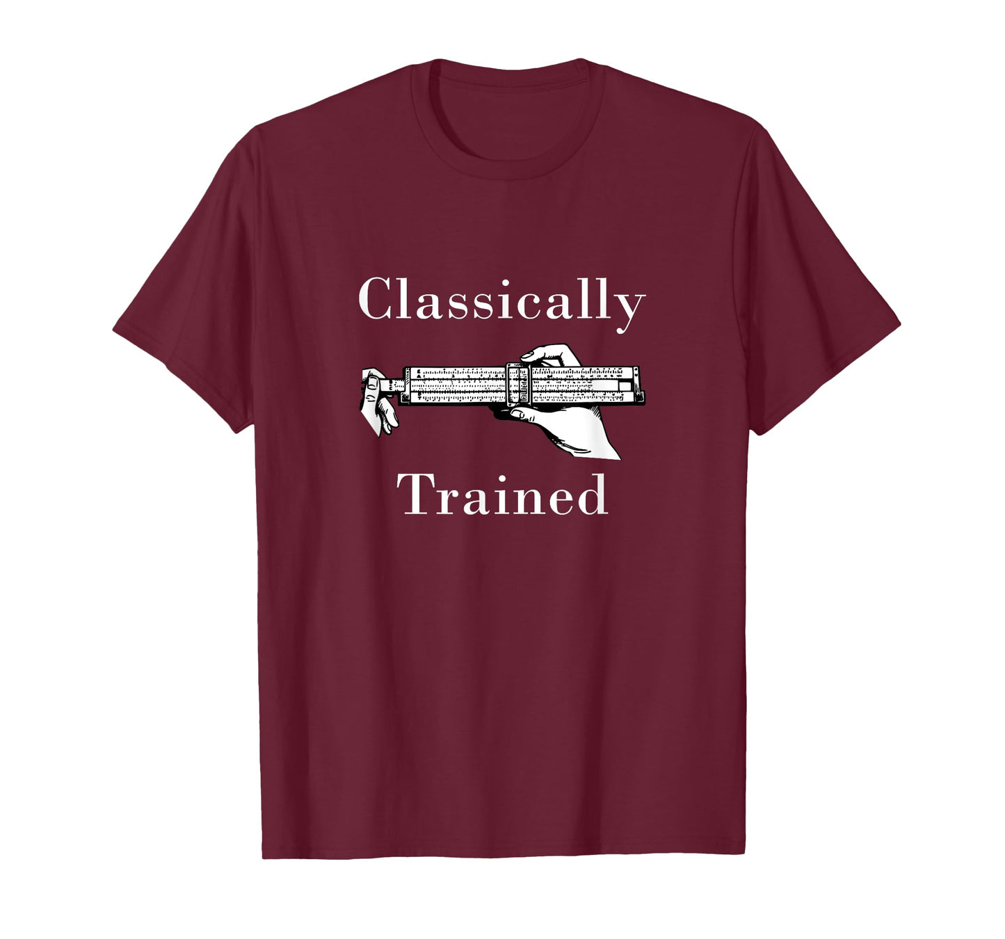Vintage Slide Rule Classically Trained Student Instrument T-Shirt