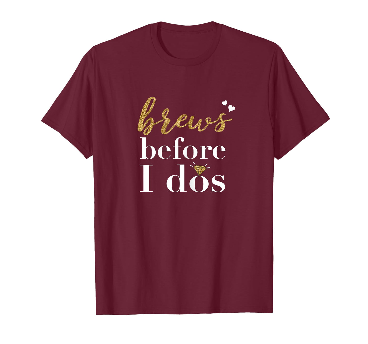 Brews Before I dos Party Bachelorette Bridal Shower Shirt T-Shirt