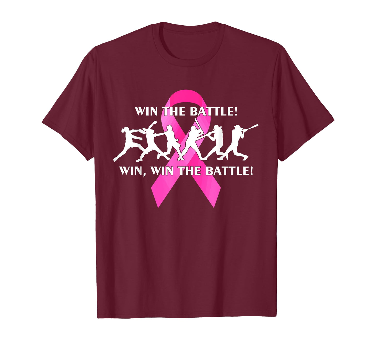 Win the Battle FastPitch Softball Breast Cancer T-shirt T-Shirt