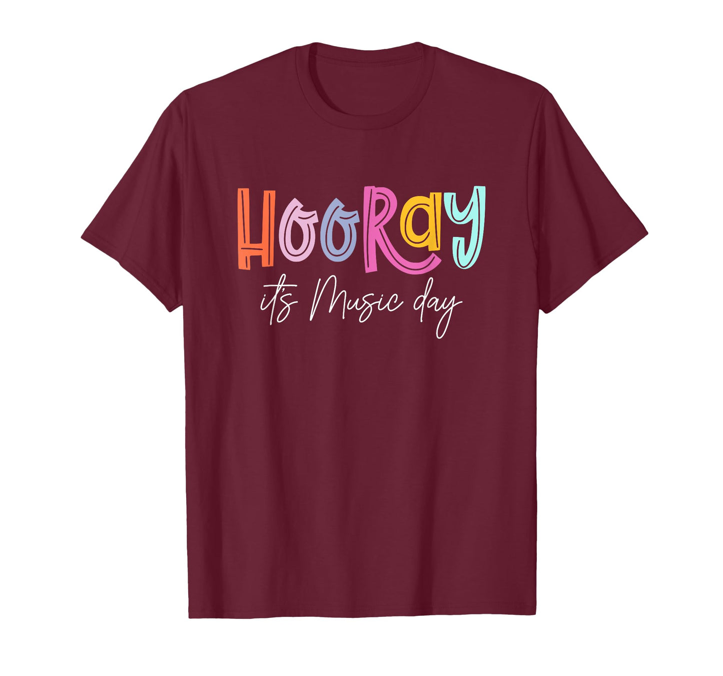 Hooray It's Music Day Music Teacher Back To School 2024 T-Shirt