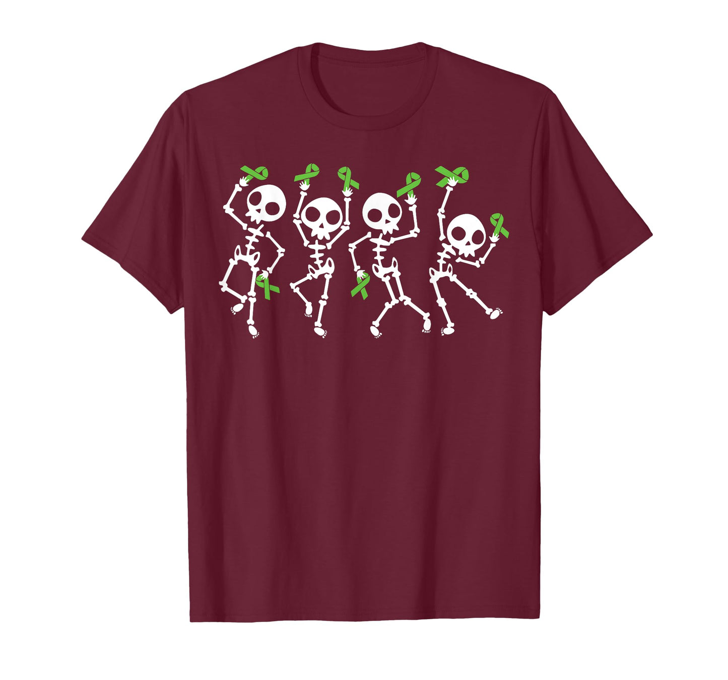 Non-hodgkin Lymphoma Awareness Skeleton Women Men Kids T-Shirt