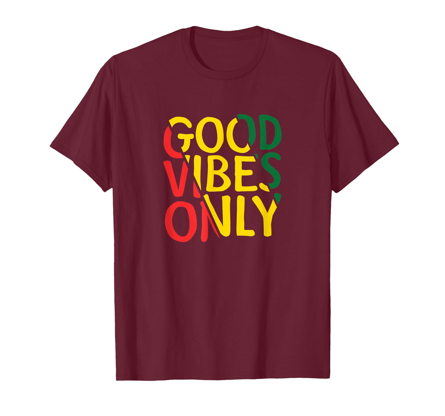 Good Vibes Only Jamaican Reggae T-Shirt