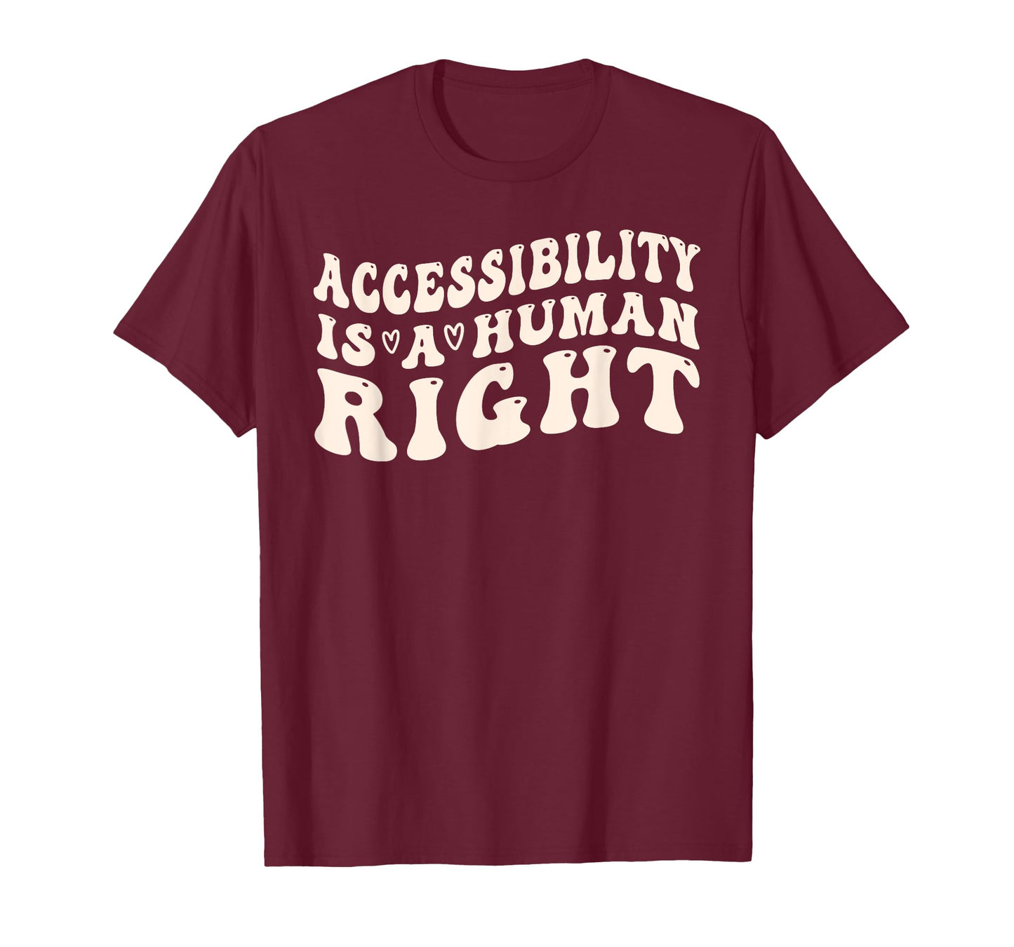 Accessibility and Disability Awareness is a Human Right T-Shirt