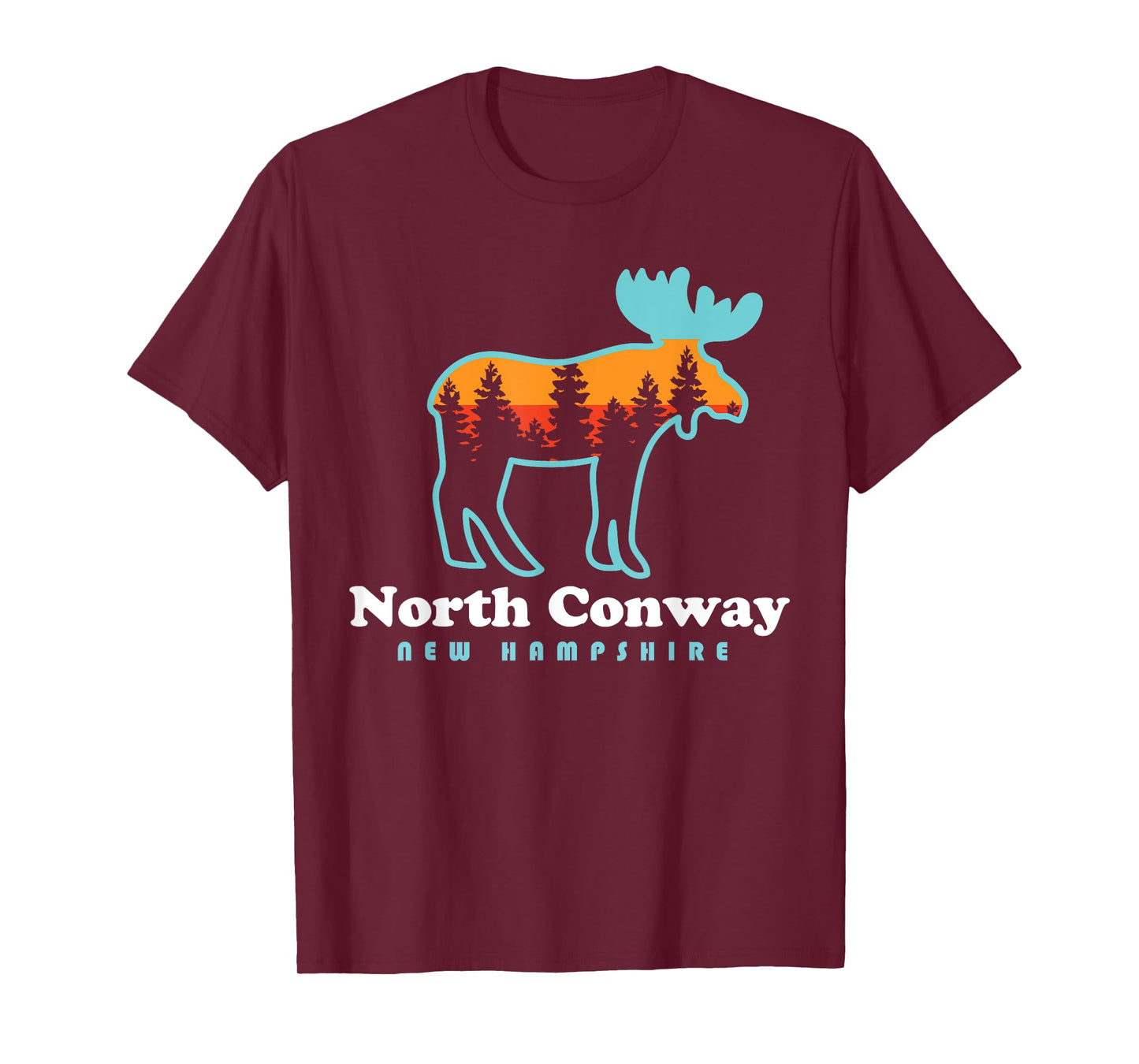 North Conway New Hampshire Moose Mountains T-Shirt