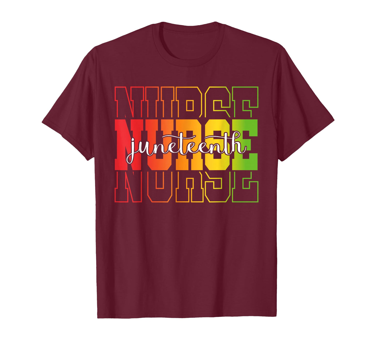 Juneteenth Nurse Melanin Nursing Stethoscope Black History T-Shirt