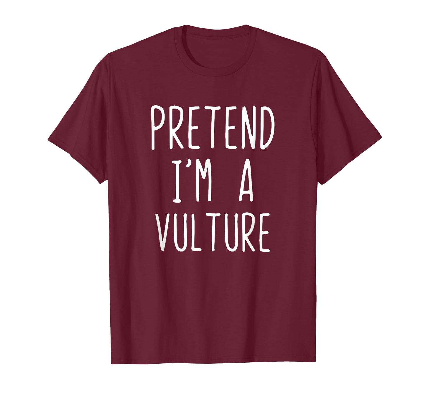 Pretend I'm A Vulture Costume Halloween Lazy Adult Kids T-Shirt