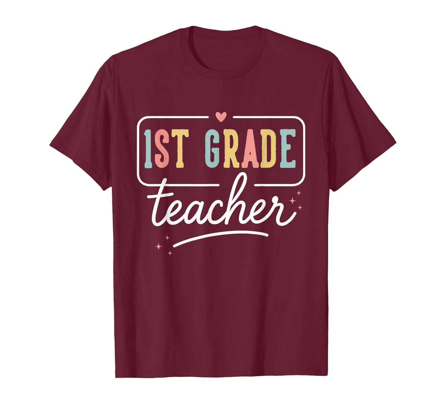 First Grade Heart Teacher Gifts 1st Grade Back To School T-Shirt
