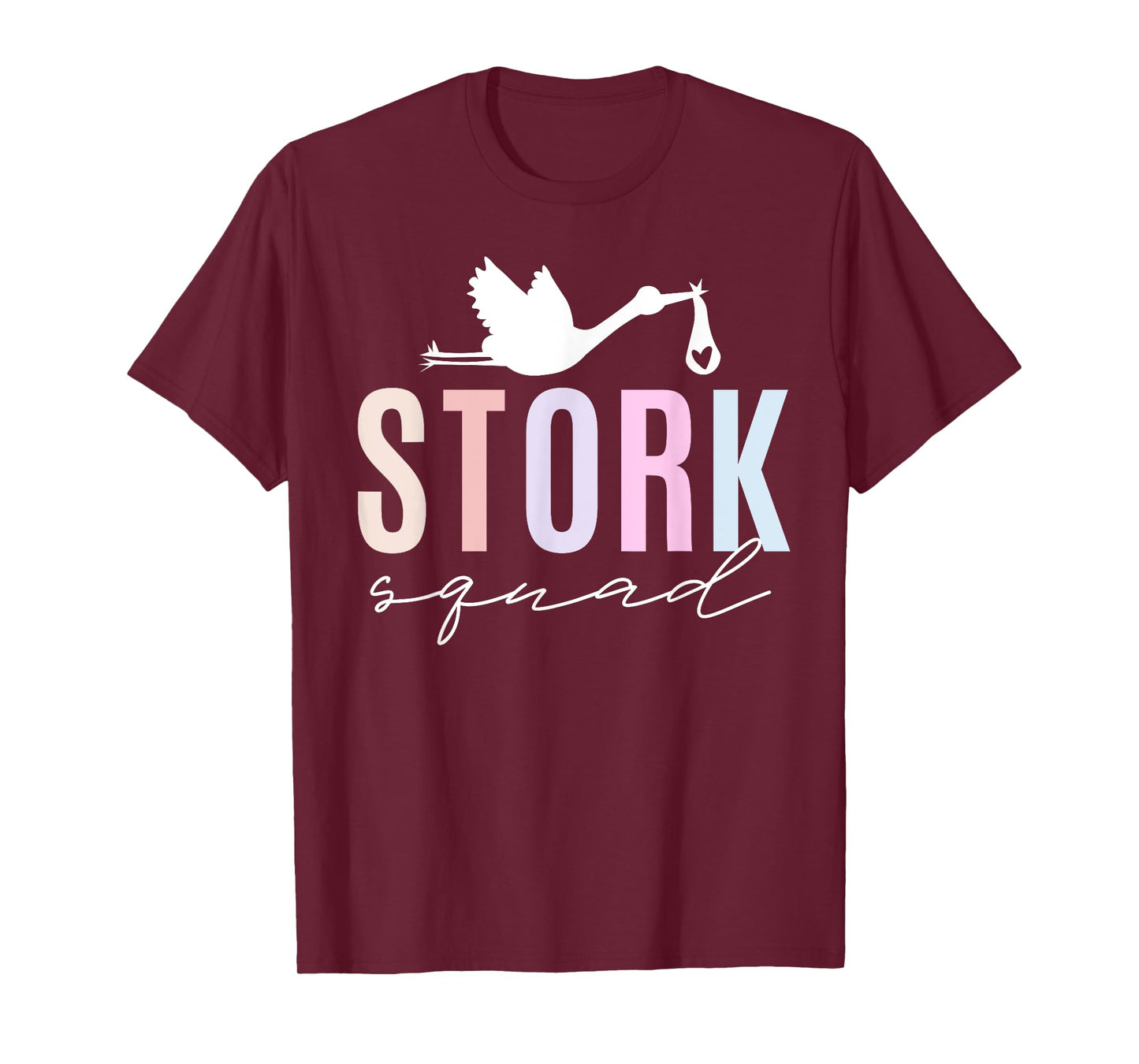 Stork Squad Labor Delivery Nurse Midwife Matching Unit Team T-Shirt