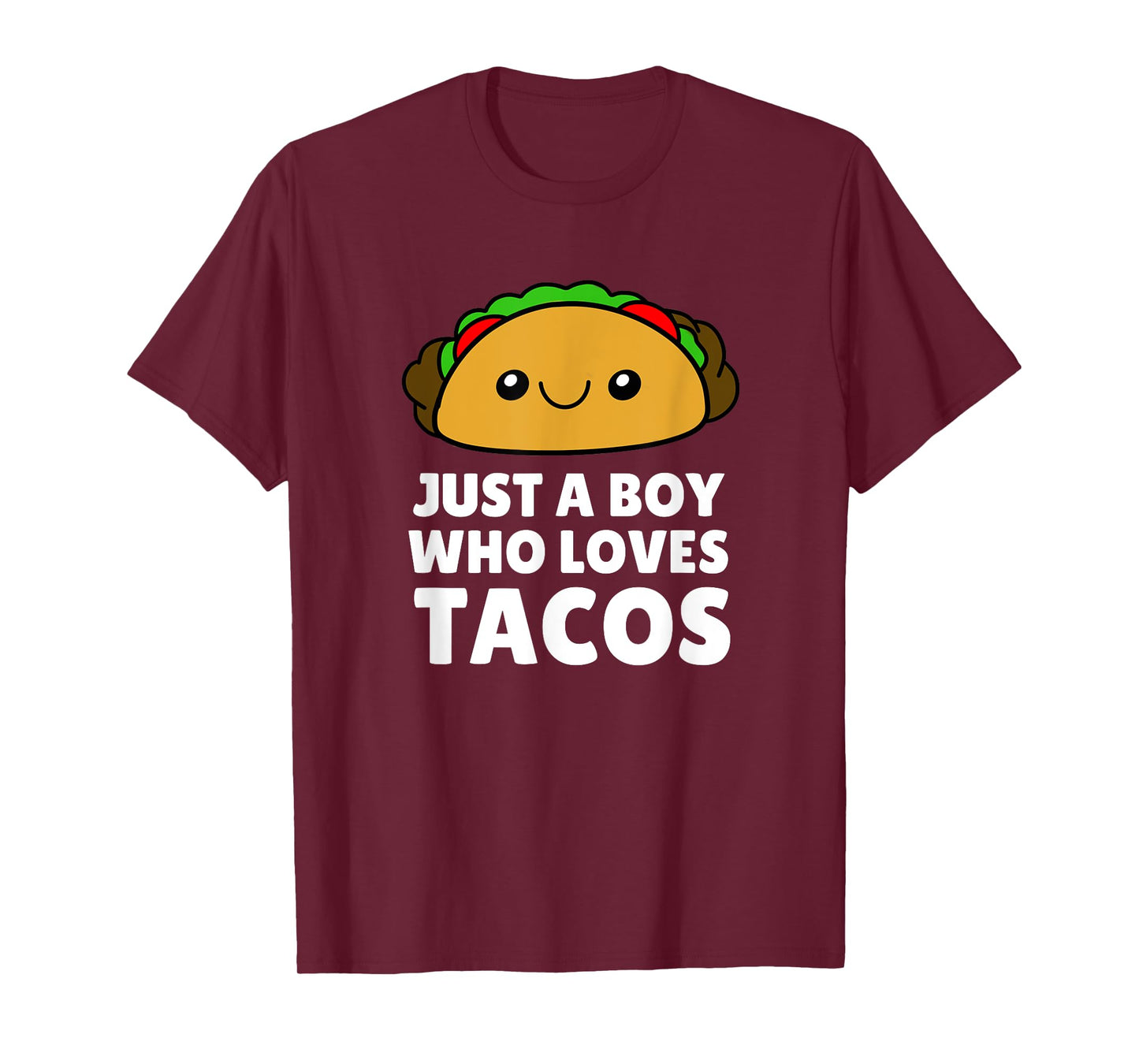 Just A Boy Who Loves Tacos Funny Kids Toddler Baby 5T 4T T-Shirt