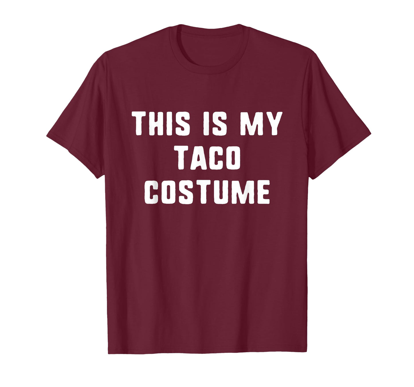 This is My Taco Costume Halloween Funny Easy Kids Adult T-Shirt