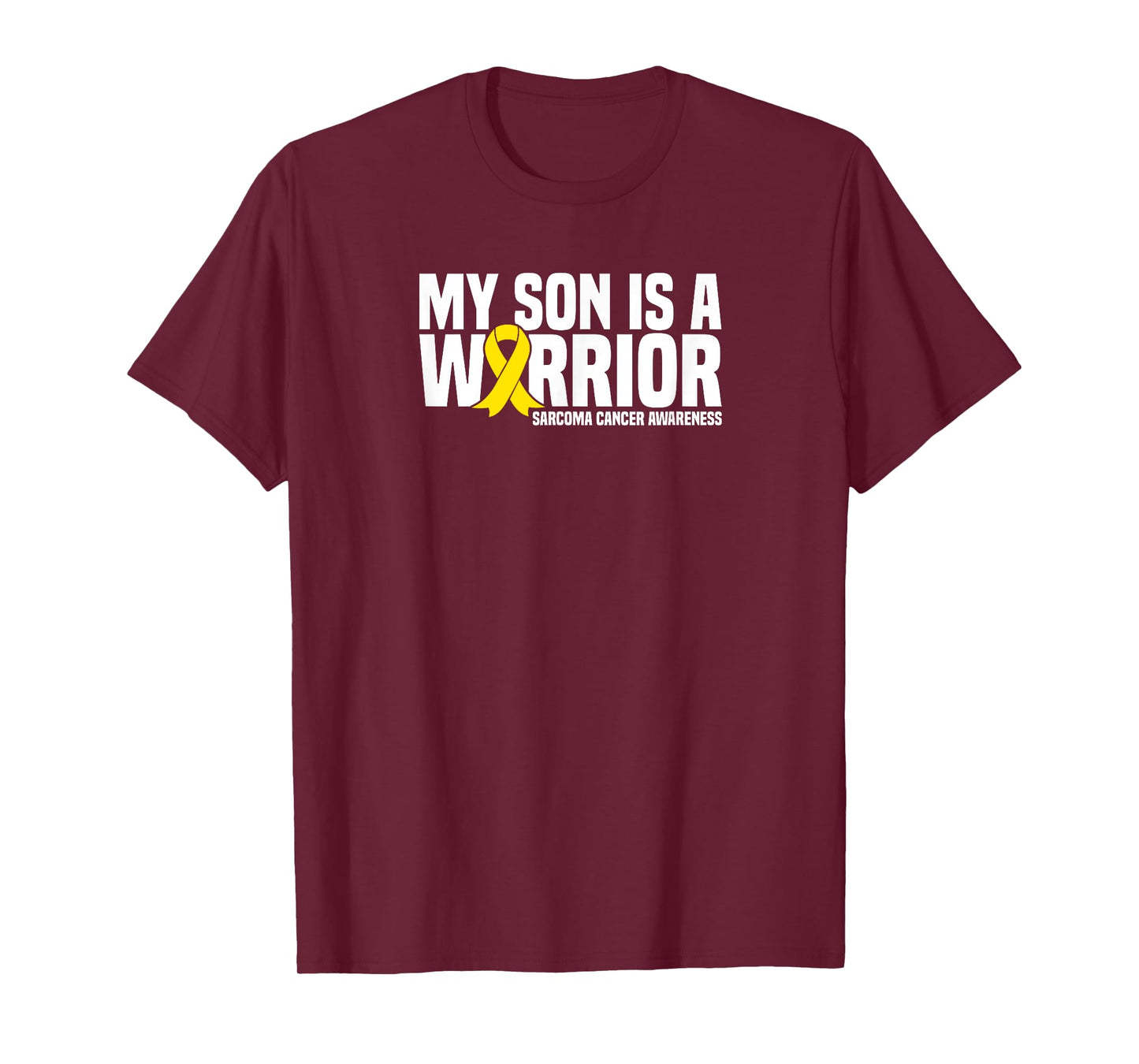 My Son is a Warrior Bone Cancer Sarcoma Cancer Awareness T-Shirt