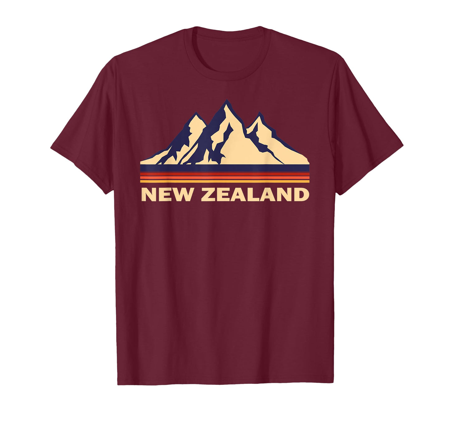New Zealand Mountains retro T-Shirt