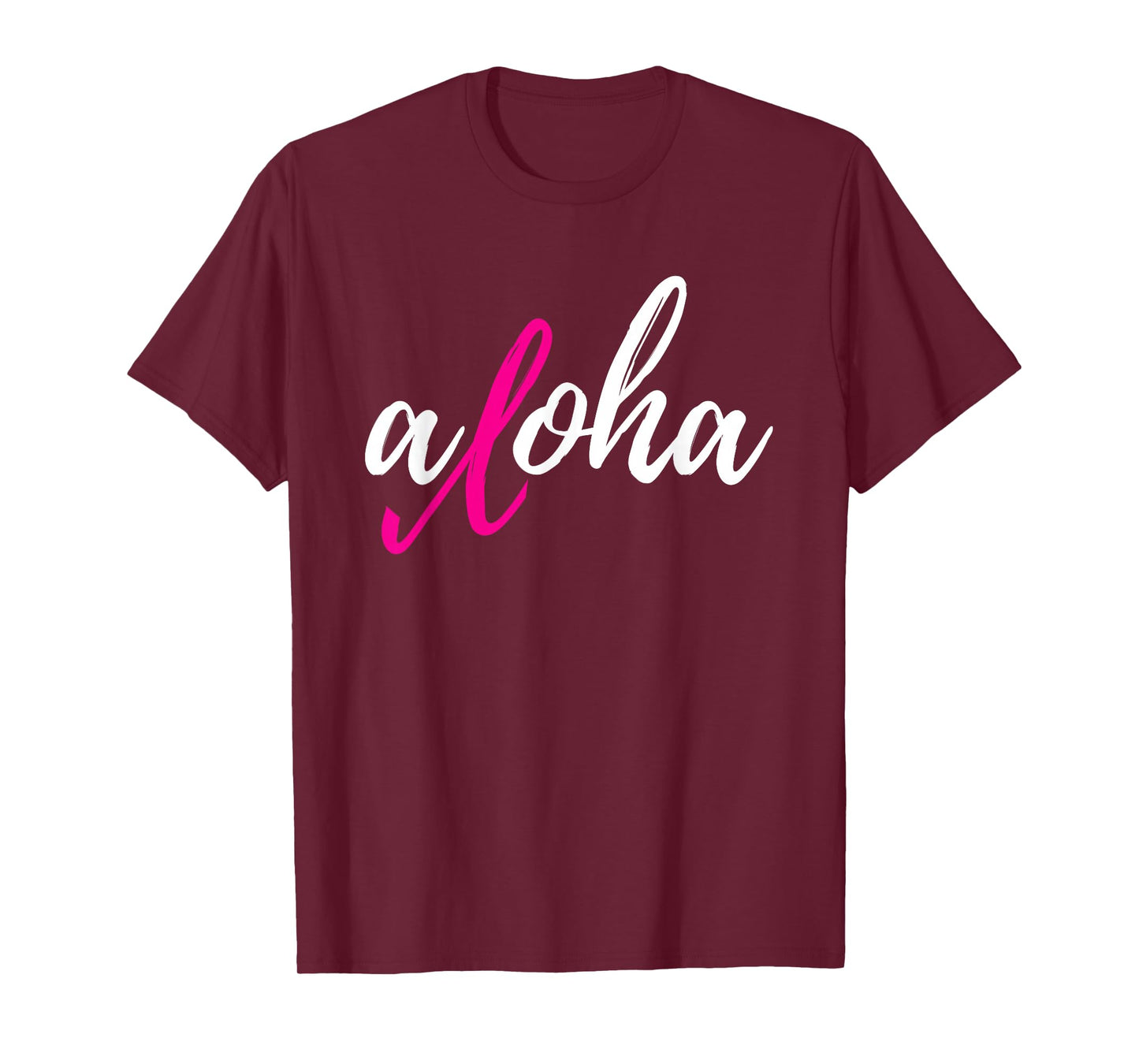Aloha Pink Ribbon Breast Cancer Awareness T-Shirt