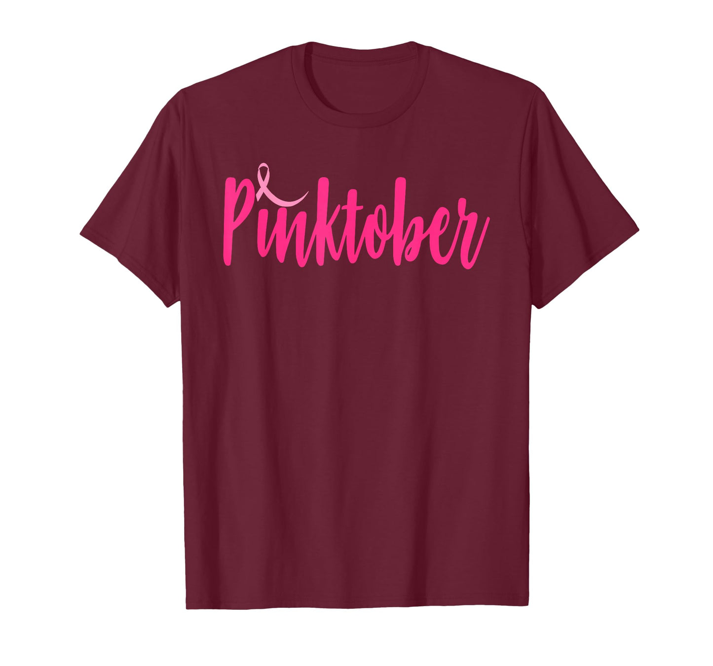 Womens Pinktober Breast Cancer Awareness Cure inspire ladies T-Shirt