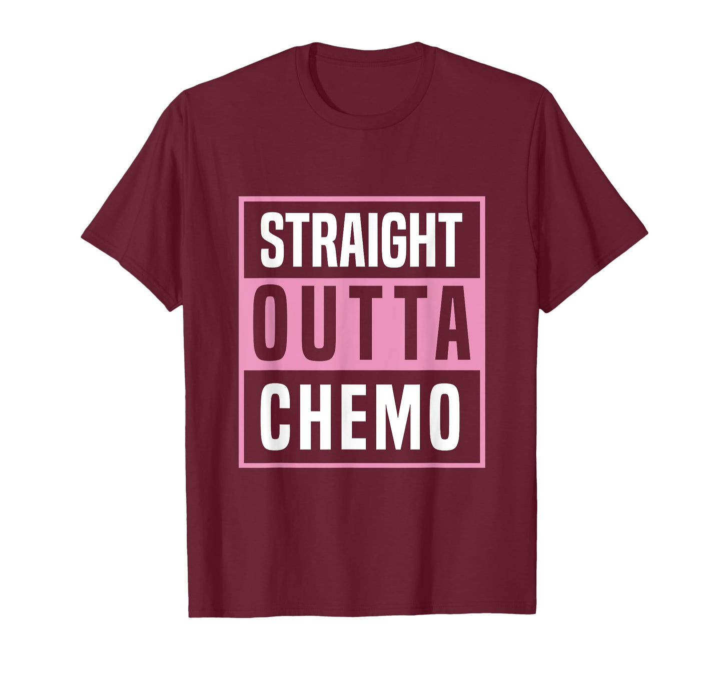 Straight Outta Chemo Breast Cancer Awareness T-Shirt