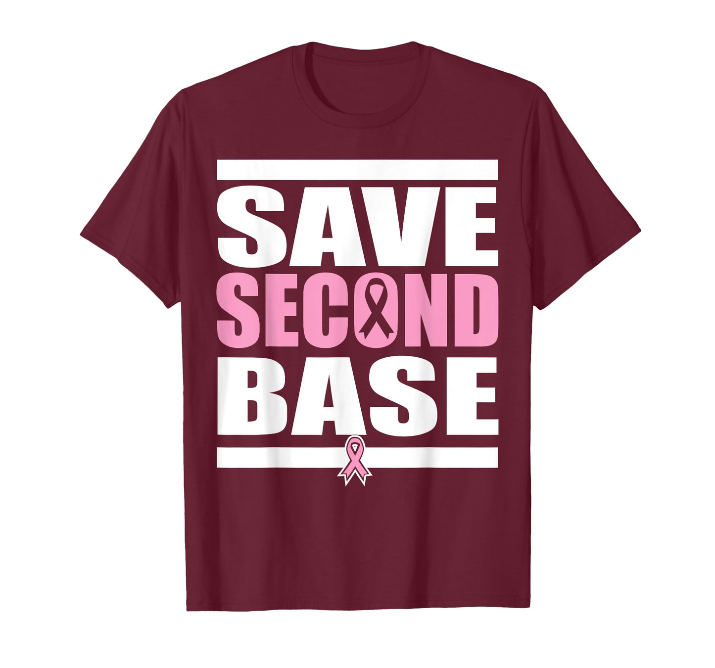 Breast Cancer Awareness T-Shirt | SAVE THE SECOND BASE Shirt T-Shirt