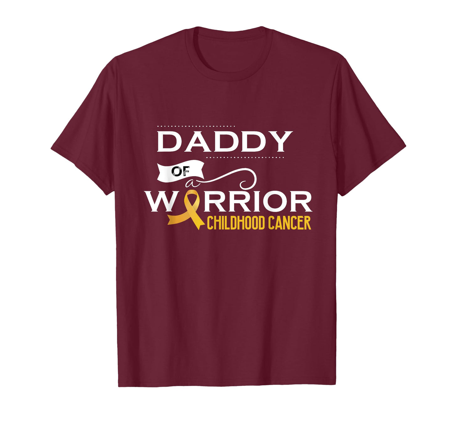 Childhood cancer awareness Daddy of a warrior T-Shirt