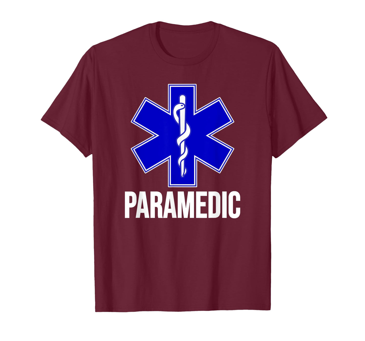 PARAMEDIC STAR OF LIFE EMT EMS AMBULANCE UNIFORM COSTUME TEE T-Shirt