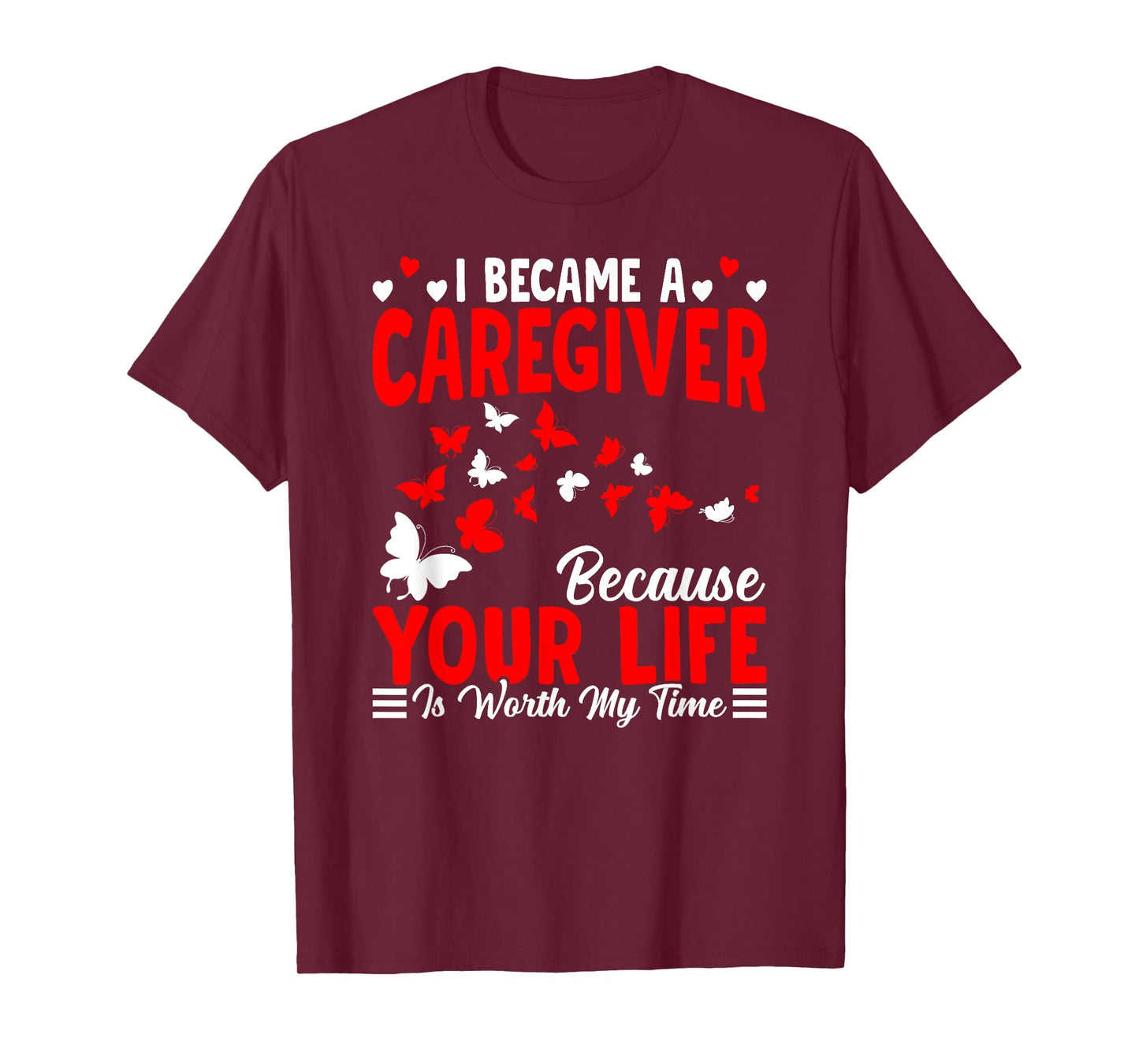 I Became A Caregiver Caregiving Nursing Caretaker Nurse T-Shirt