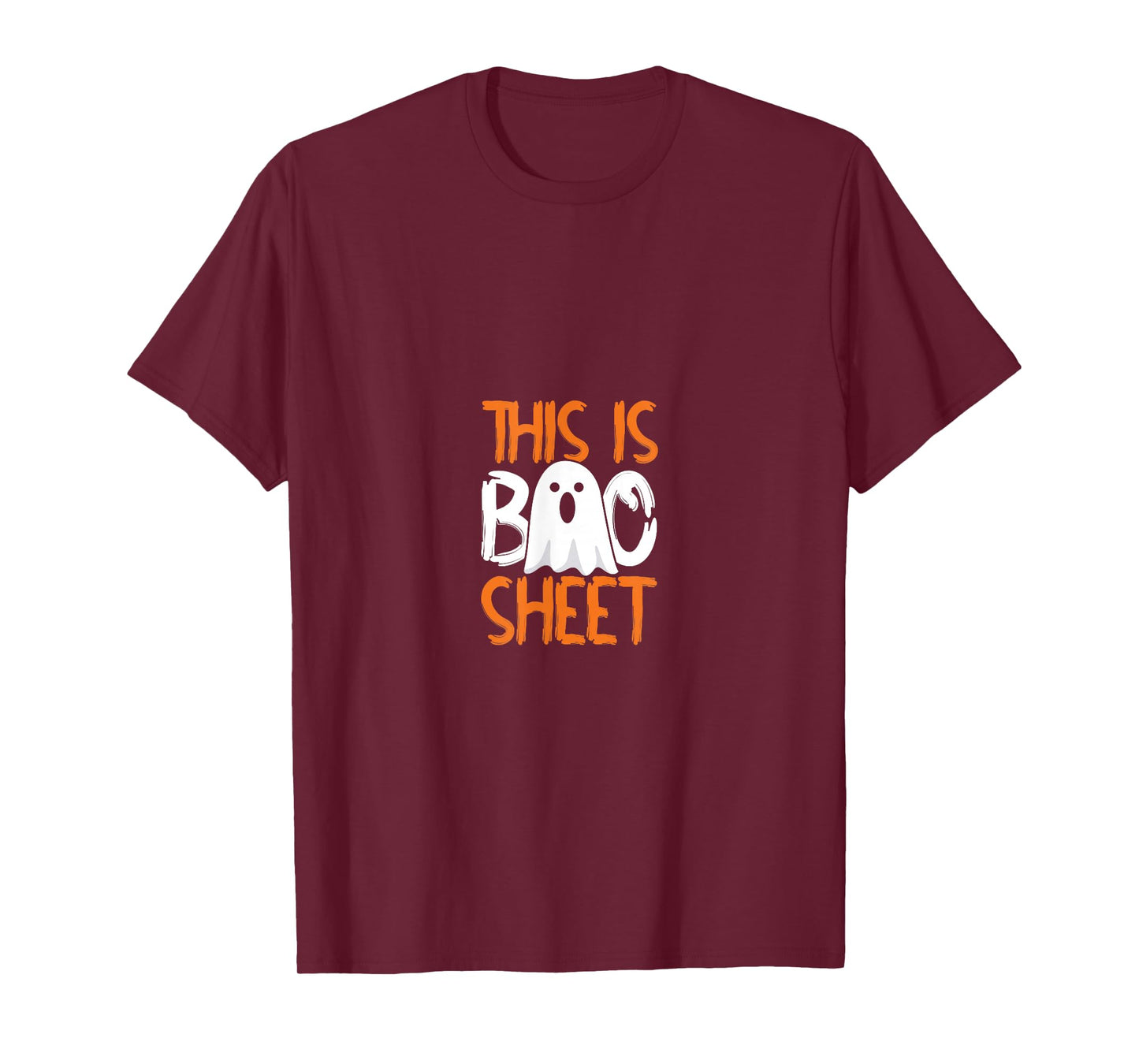 This is Boo Sheet Ghost Retro Halloween Costume Men Women T-Shirt
