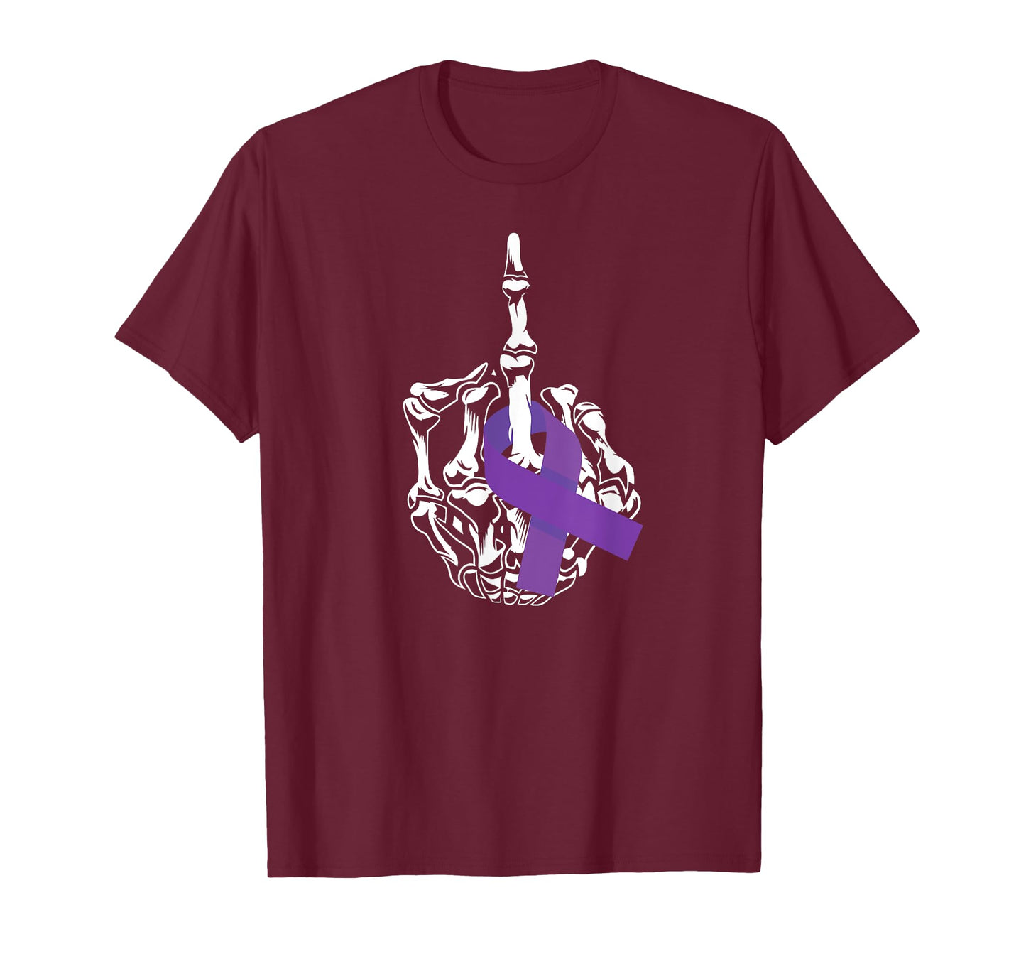 Fuck Testicular Cancer Middle Finger Testicular Cancer T-Shirt