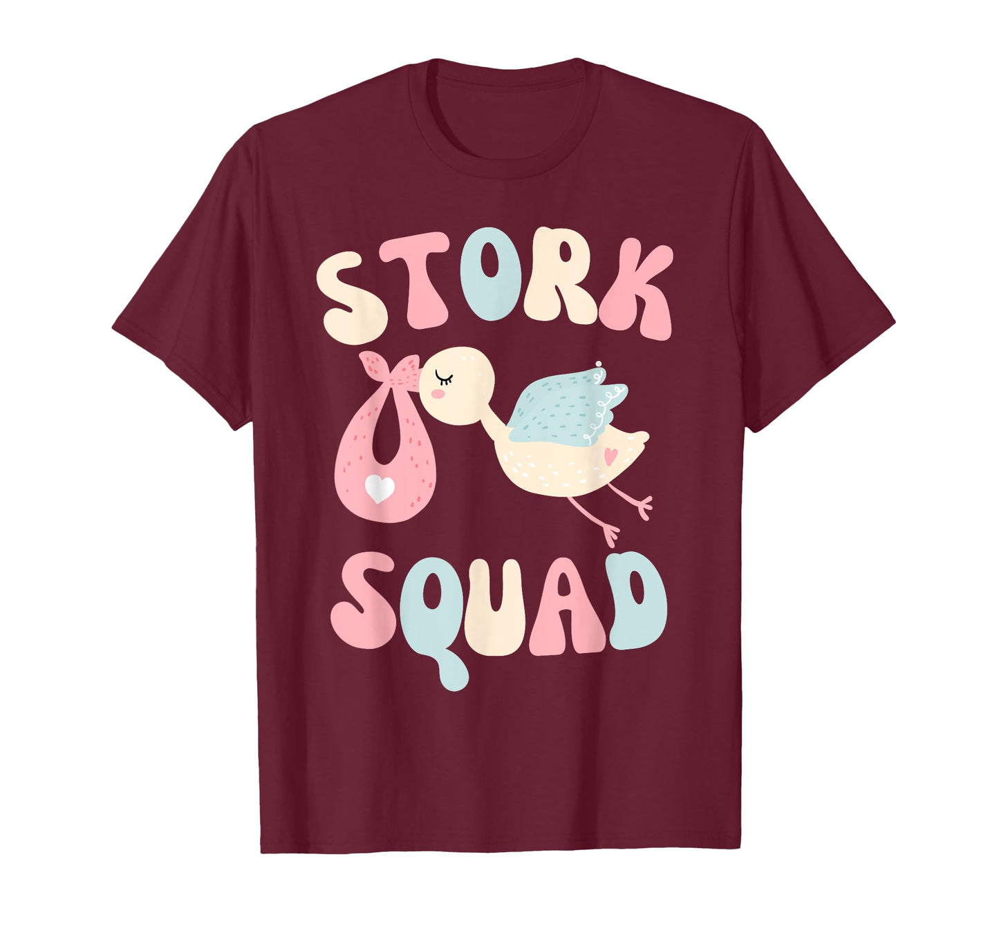 Stork Squad Matching Labor and Delivery Nurse Team T-Shirt
