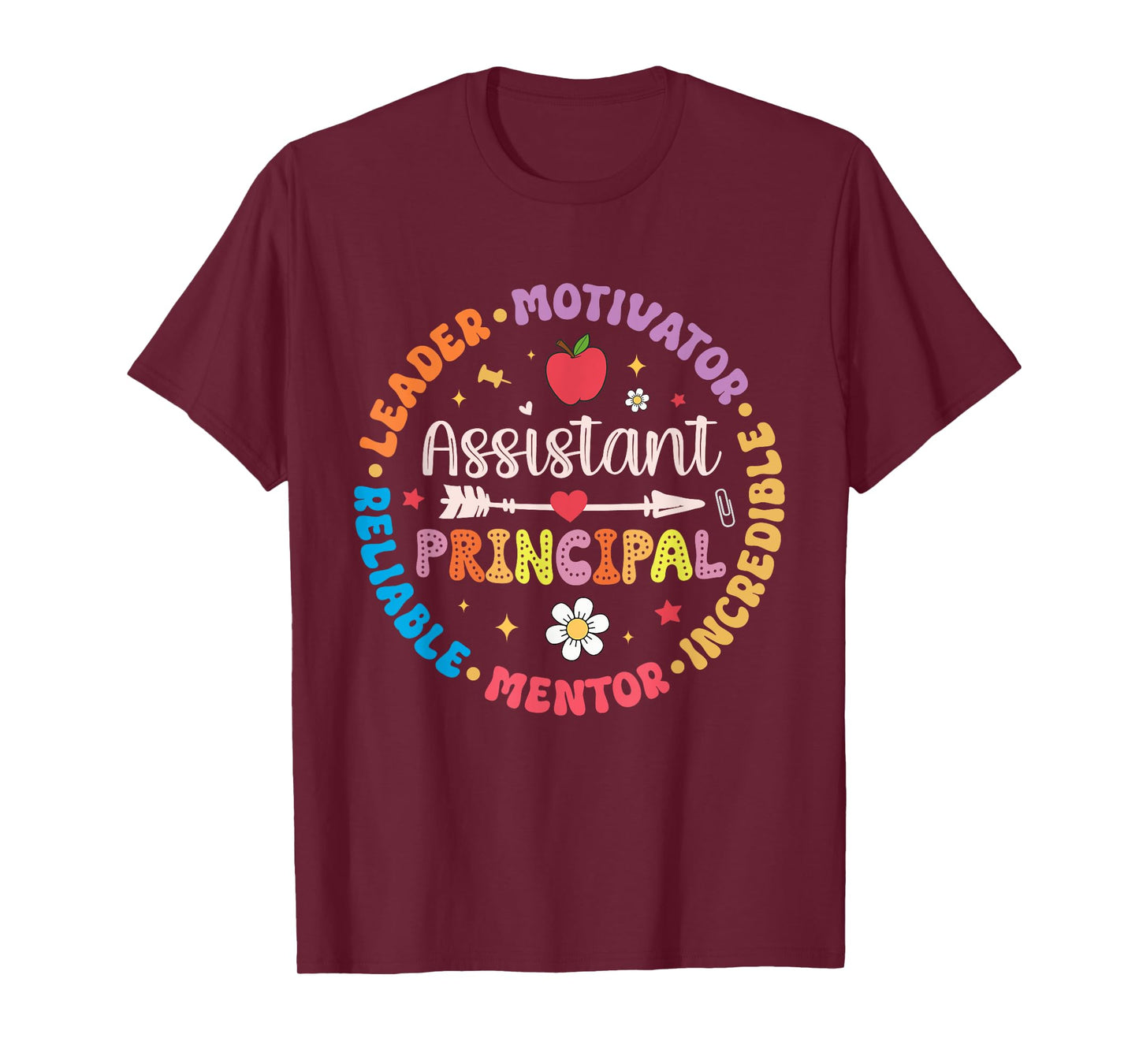 Groovy School Assistant Principal Teacher Appreciation Men Women T-Shirt