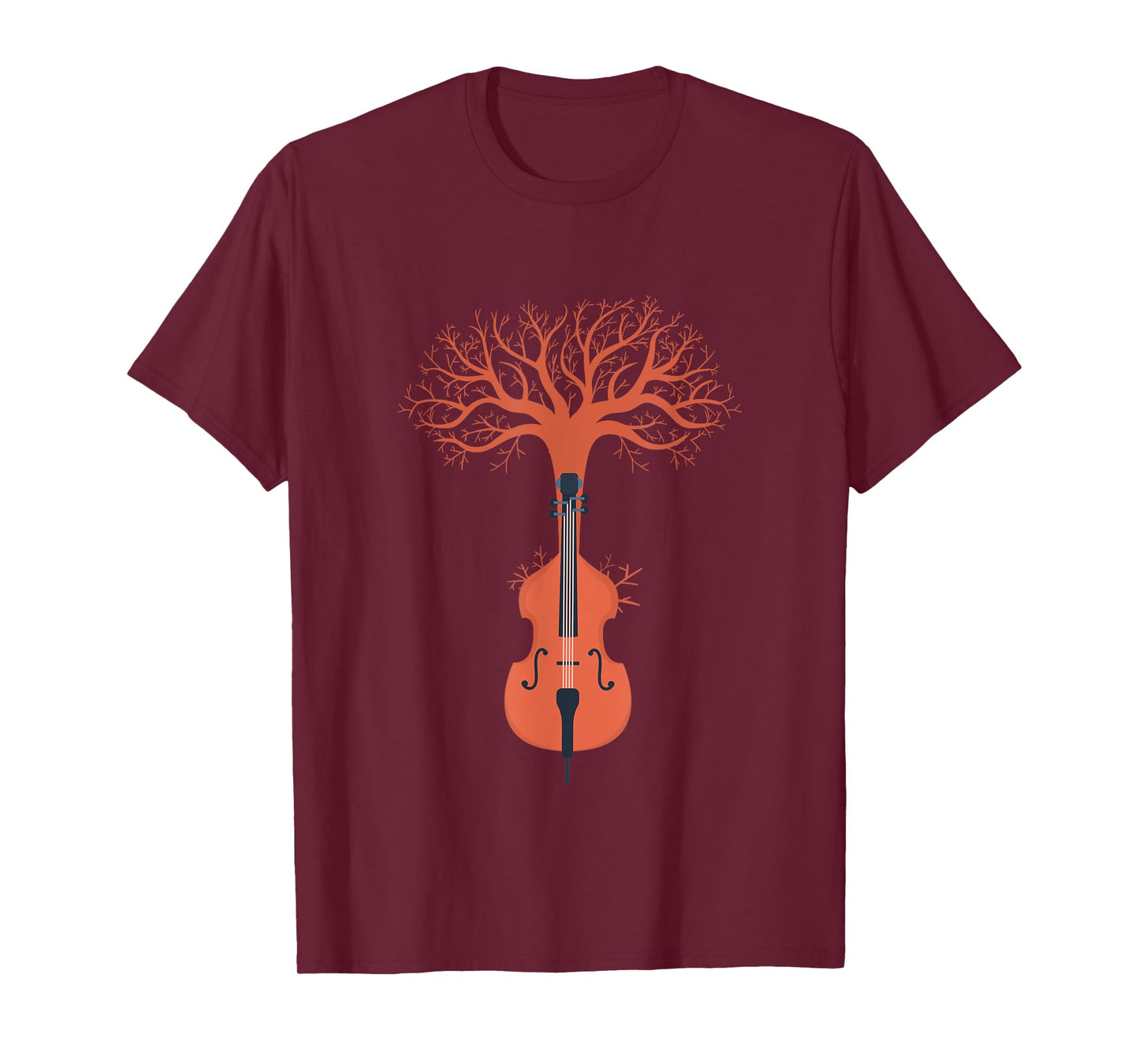 Cello Player Baum Natur T-Shirt