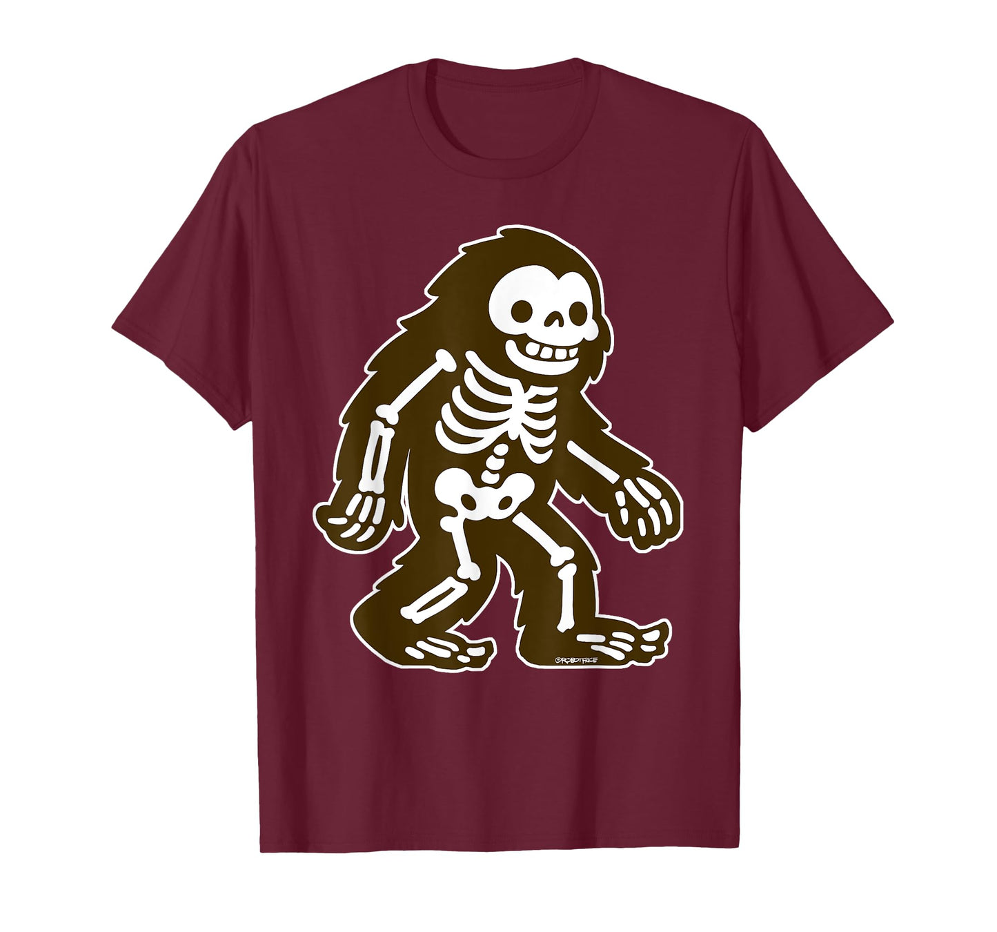 Cute and Funny Bigfoot Skeleton T-Shirt