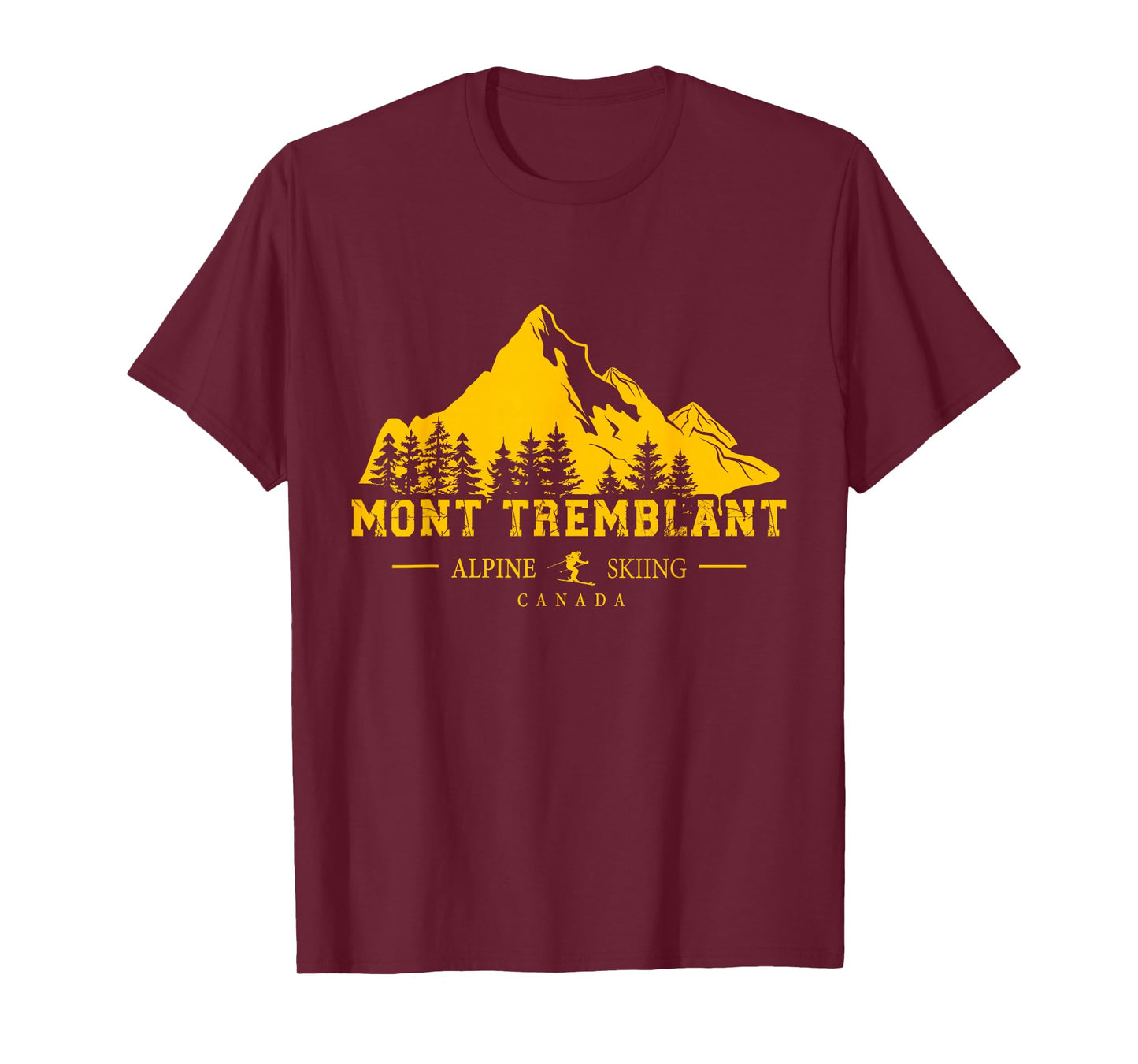Mont Tremblant Canada Ski Resort Quebec Skiing Souvenir T-Shirt