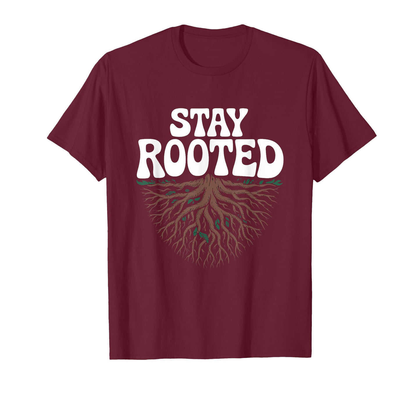 Stay Rooted Tree Roots Graphic Strength T-Shirt