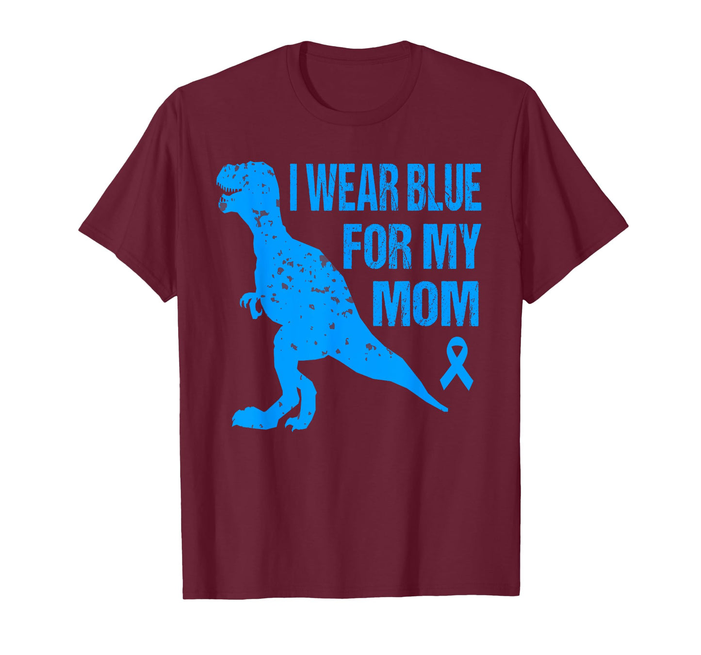 I Wear Blue For My Mom Diabetes Awareness Toddler Son Boys T-Shirt