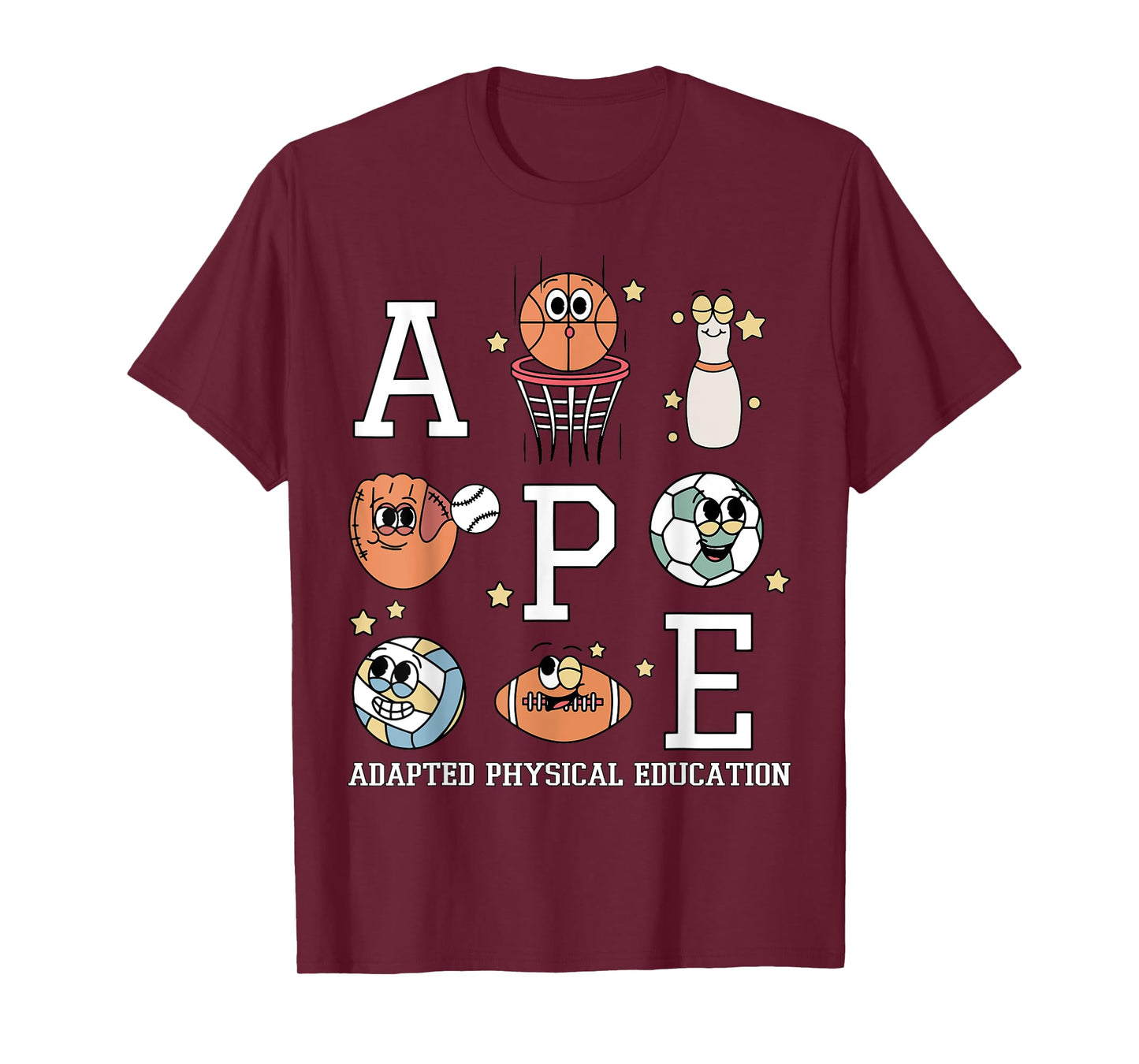 APE Teacher Adapted Physical Education Sports PE Teacher T-Shirt