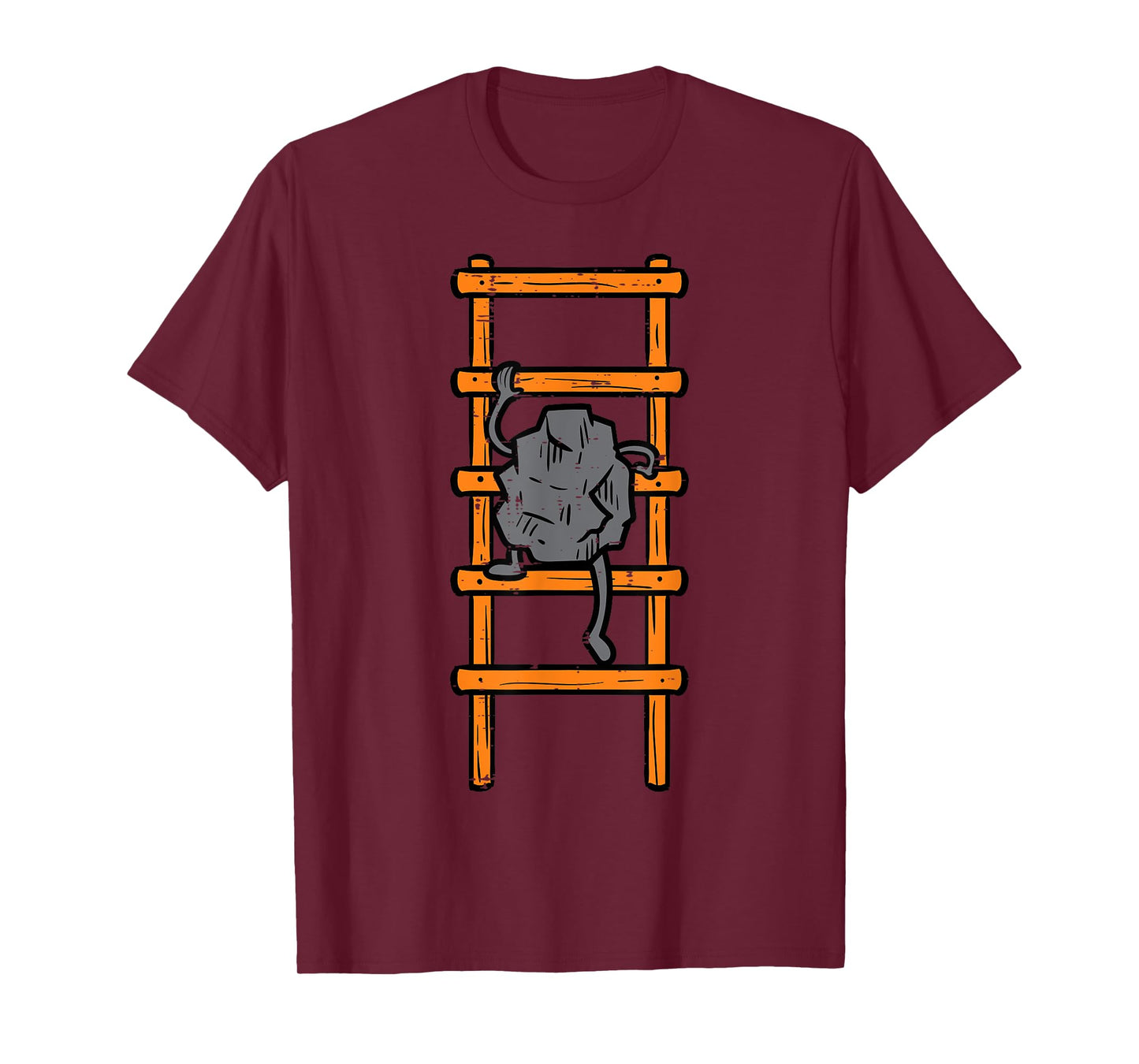 Rock Climbing Ladder Funny Climber Bouldering Kids Men Women T-Shirt