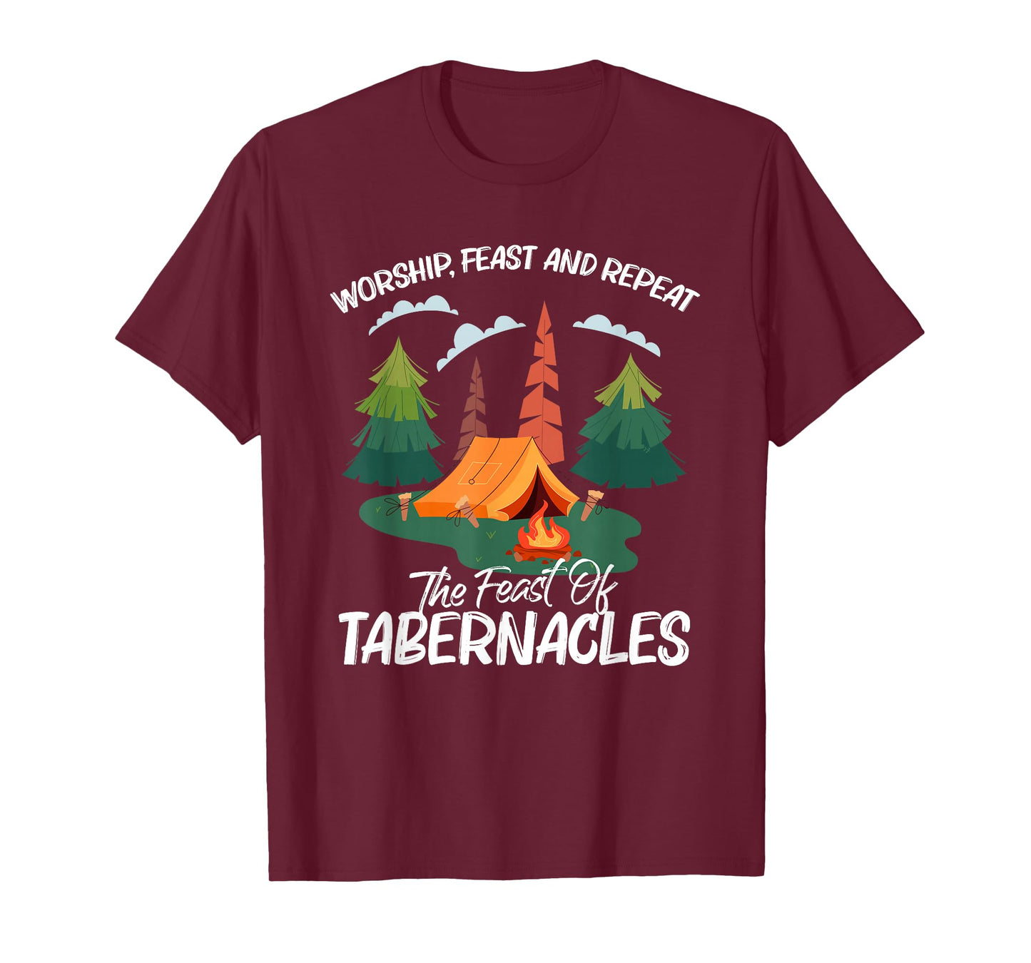 Worship Feast Repeat Feast Of Tabernacles Hebrew Israelite T-Shirt