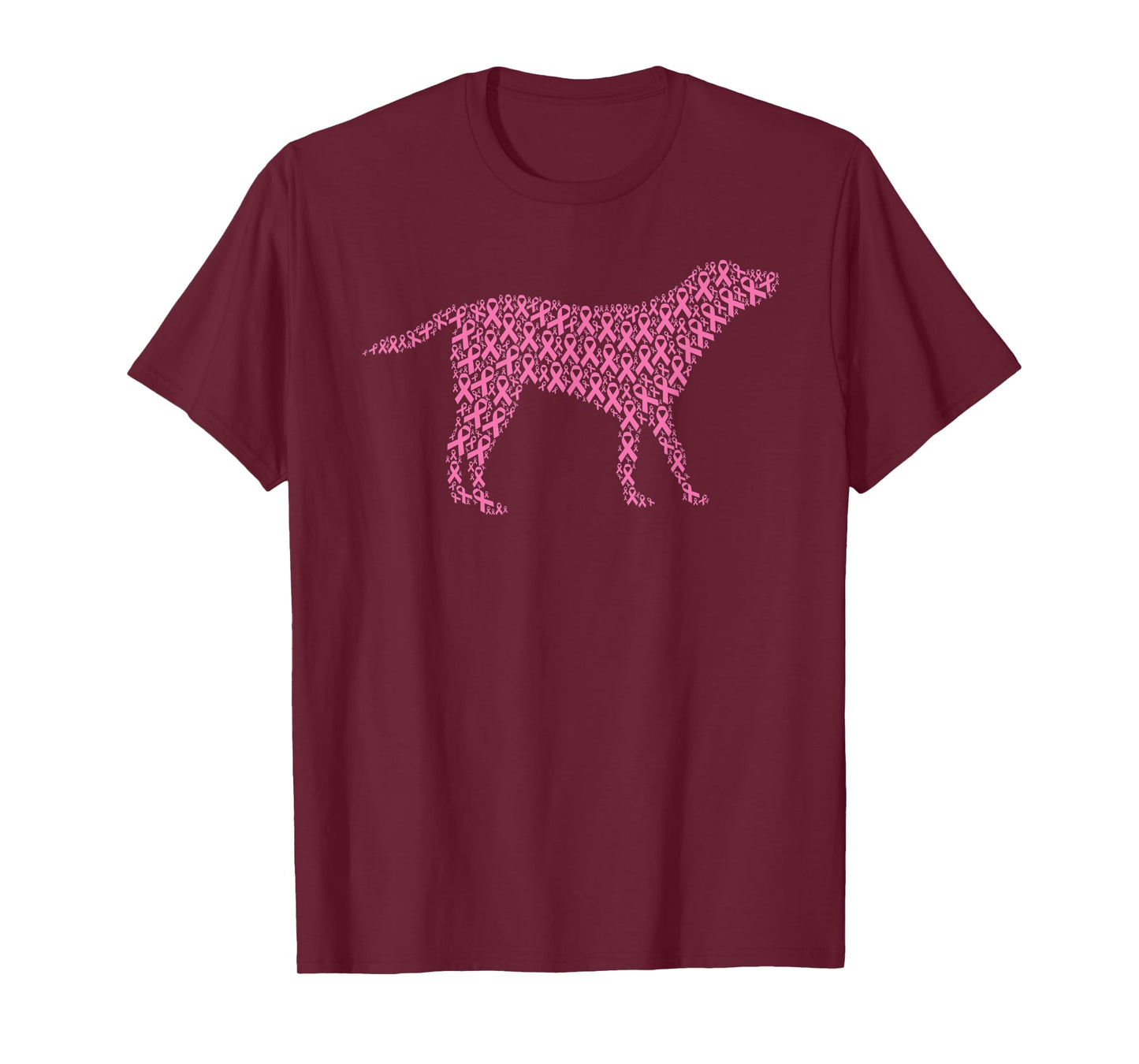 Breast Cancer Awareness Pink Ribbon & Survivor - Labrador T-Shirt