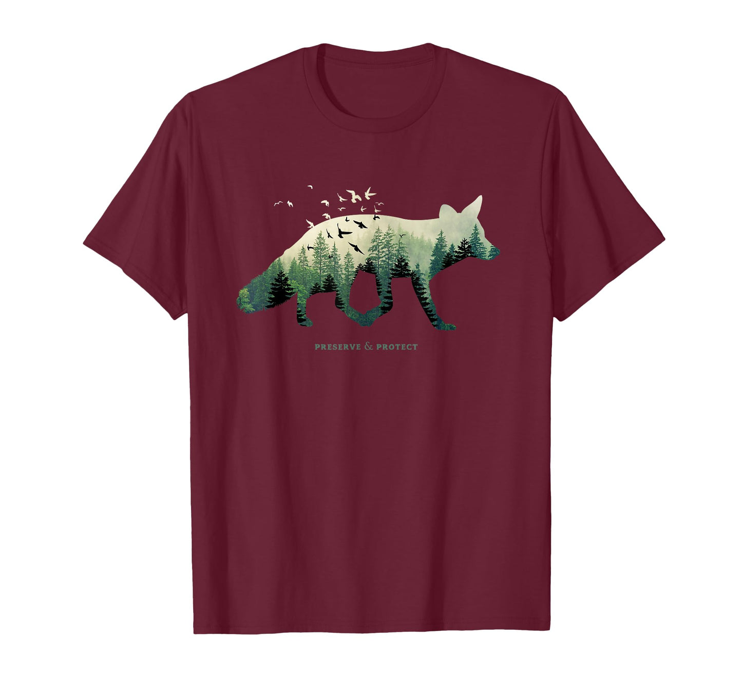 Preserve & Protect Vintage National Park Fox Forest T-Shirt