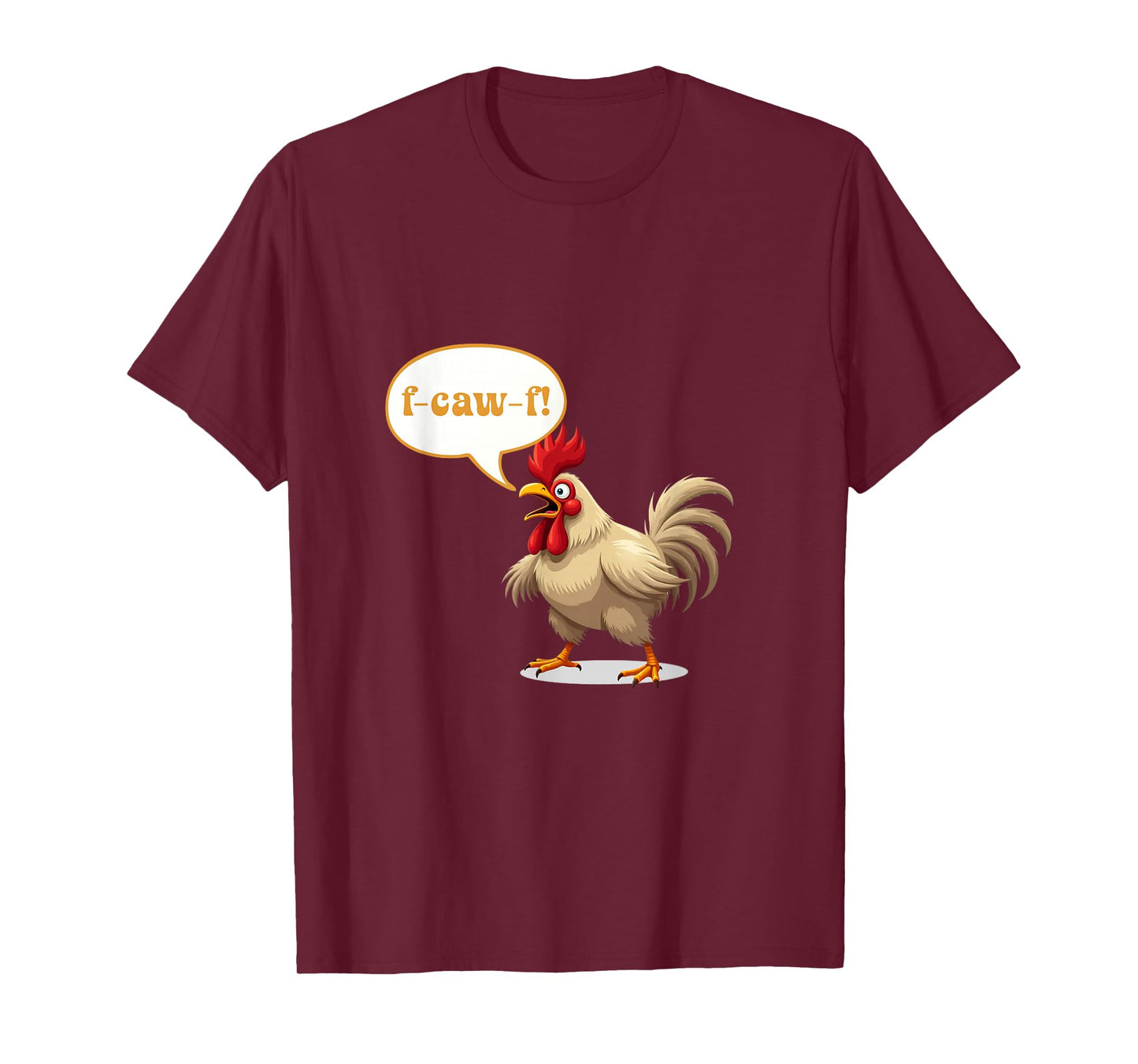F Bomb Rooser Squawking F-caw-F, Funny T-Shirt
