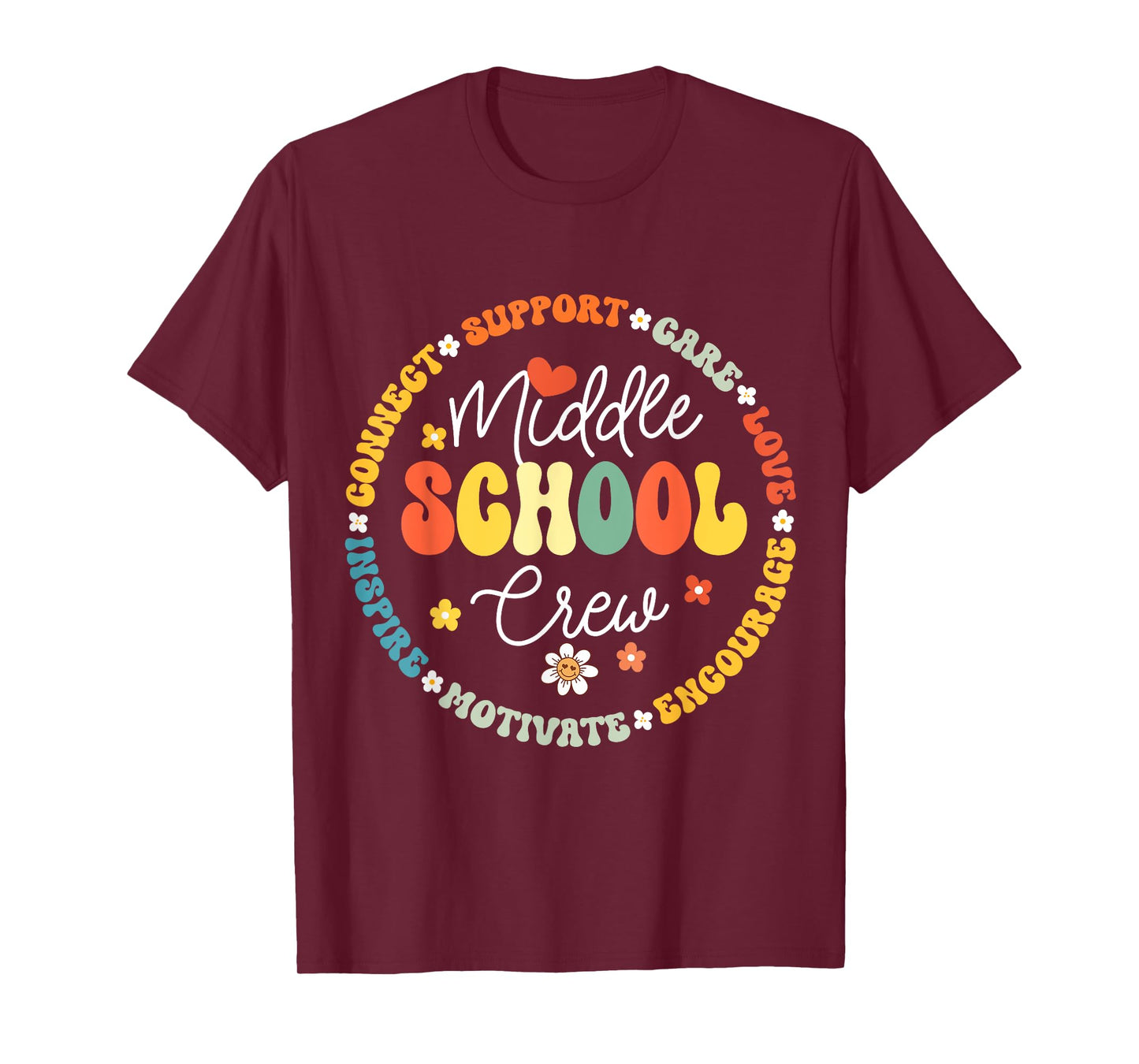 Middle School Crew Back To School For Teacher T-Shirt