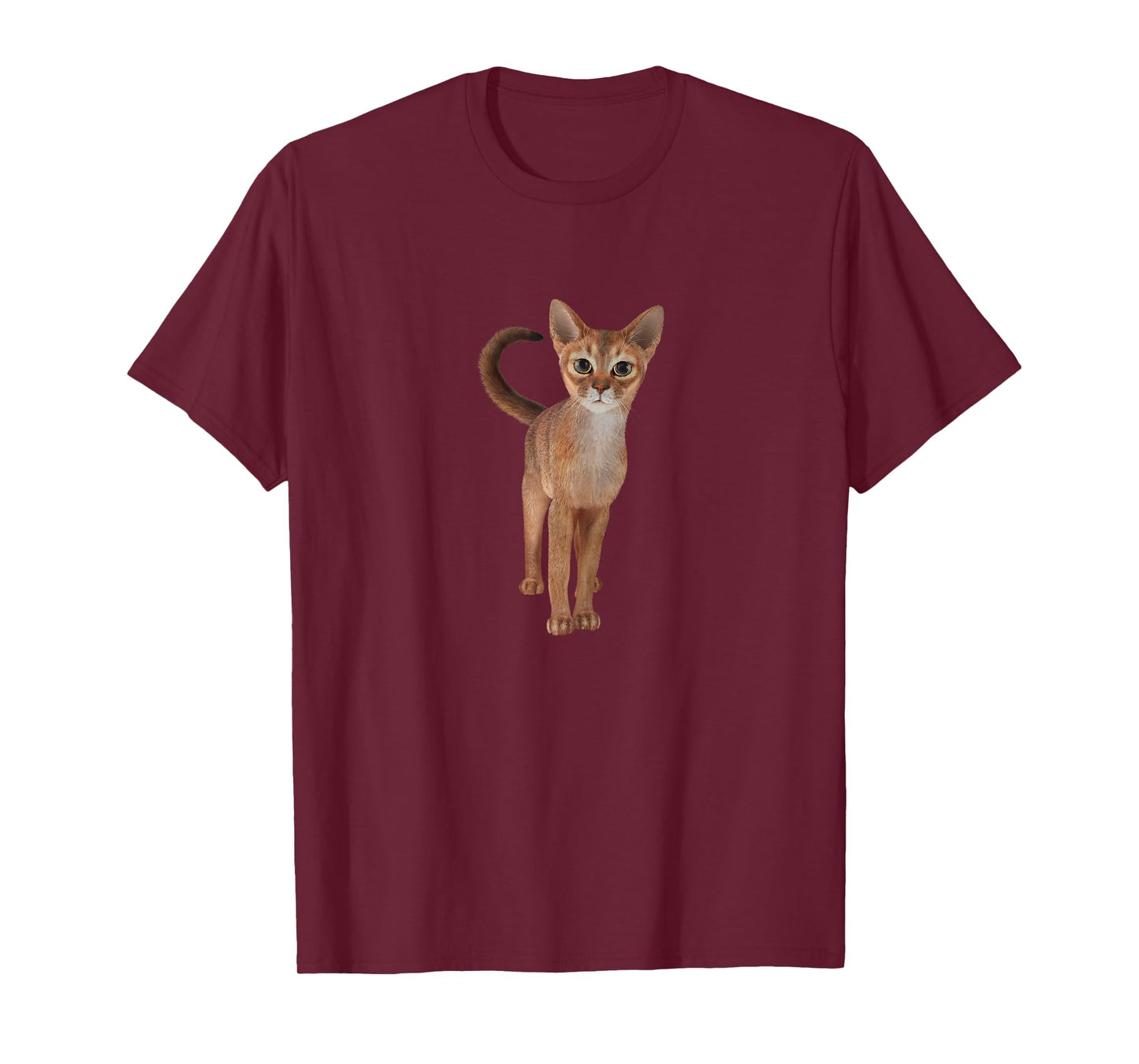 Adorable Abyssinian Cat T-Shirt Women Girls Kids T-Shirt
