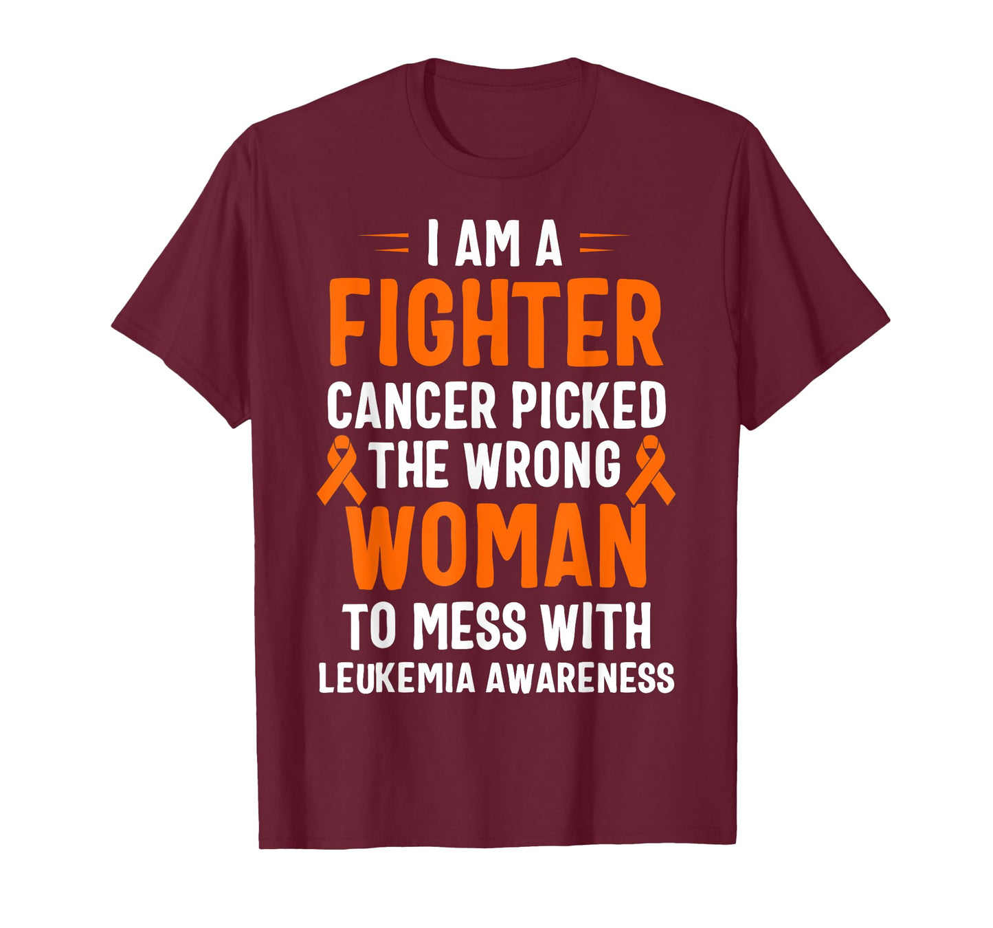 I Am A Fighter Leukemia Awareness T-Shirt