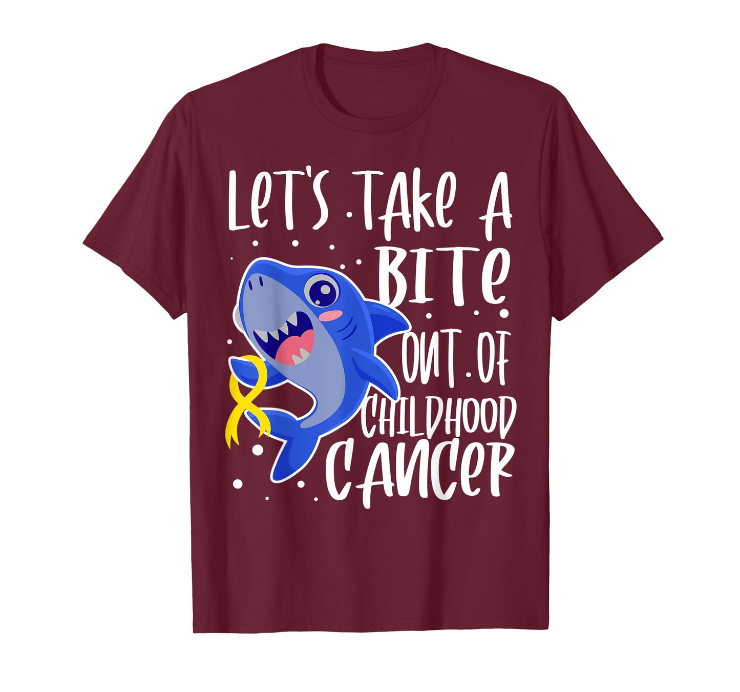 Childhood Cancer Awareness DIPG Shark Take A Extinct Gift T-Shirt