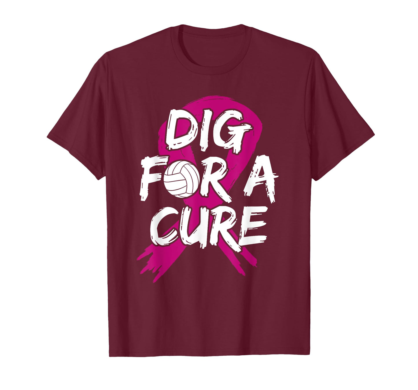 Breast Cancer Volleyball Pink Ribbon Surgery Carcinoma Sport T-Shirt