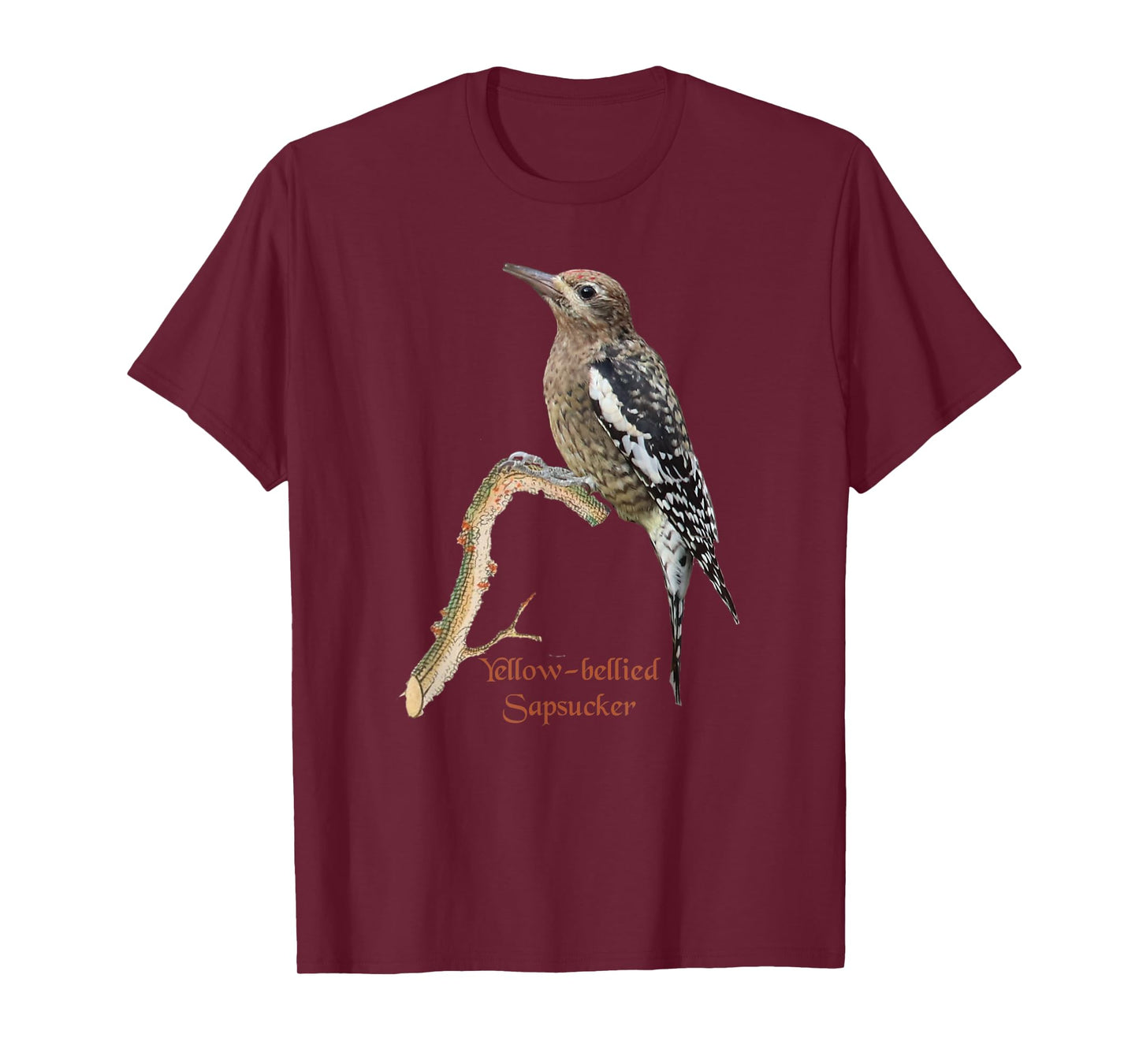 Yellow-bellied Sapsucker Woodpecker Bird T-Shirt