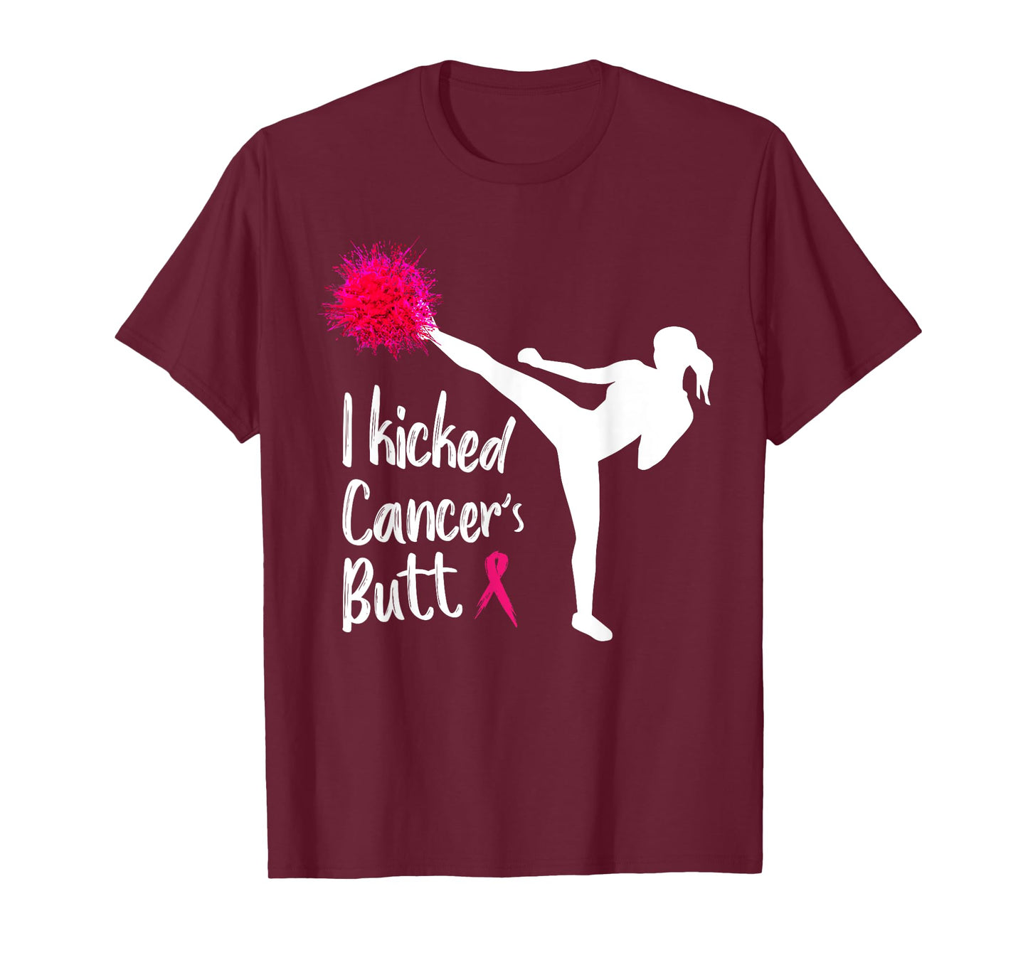 I kicked Cancer's Butt Funny Cancer Shirts For Women T-Shirt