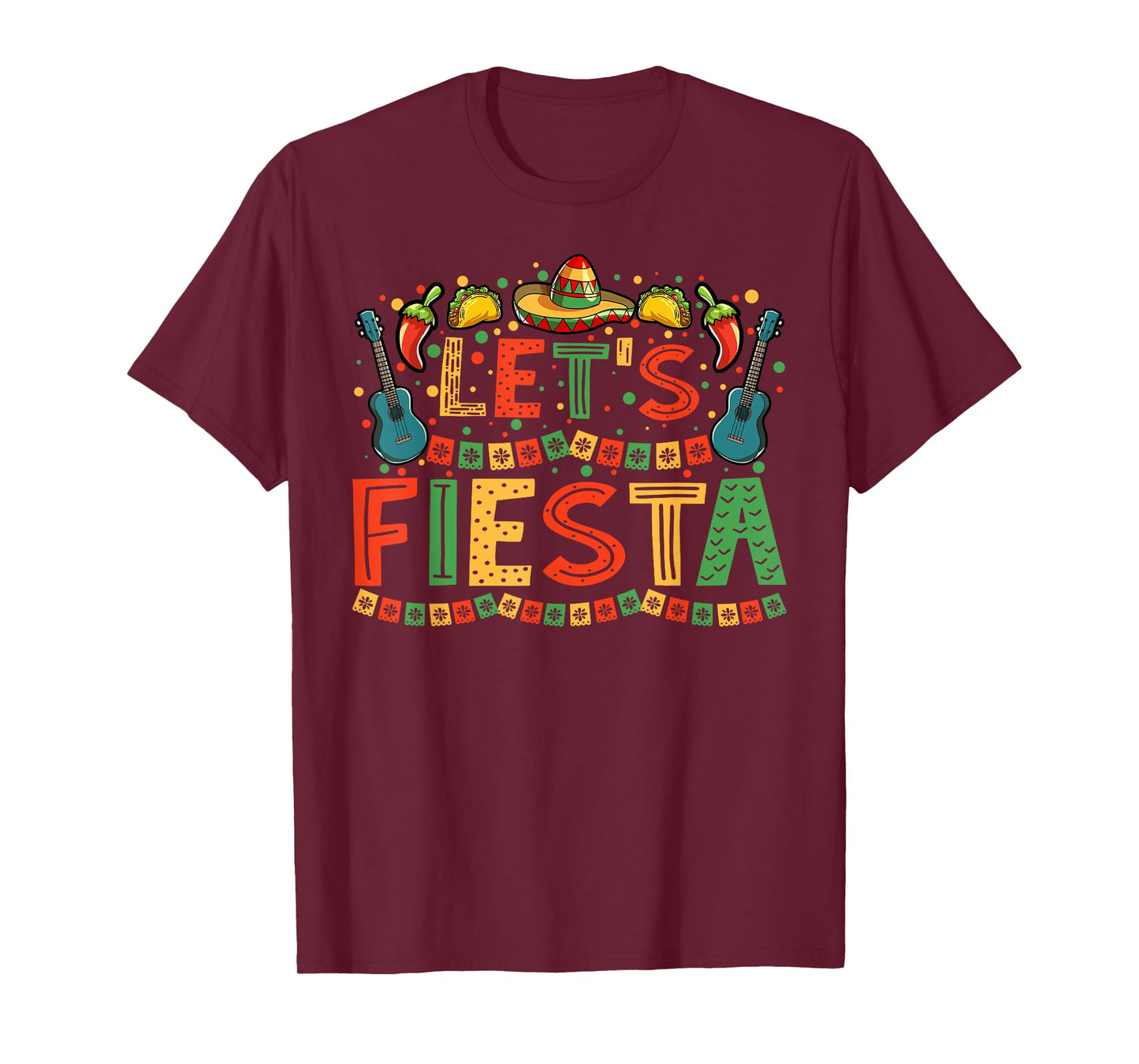 Mexican Cinco de Mayo Fiesta Shirt Women Men Sombrero T-Shirt